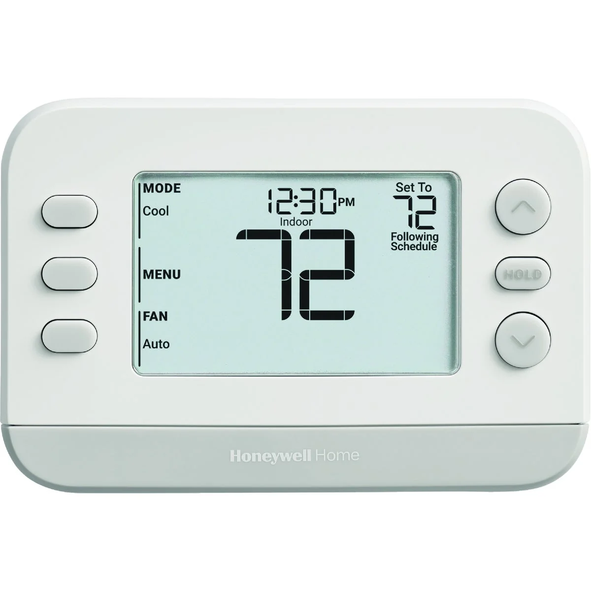 Traditional Honeywell Home X2P Flexible Schedule Two-Stage Programmable White Digital Thermostat Enhanced