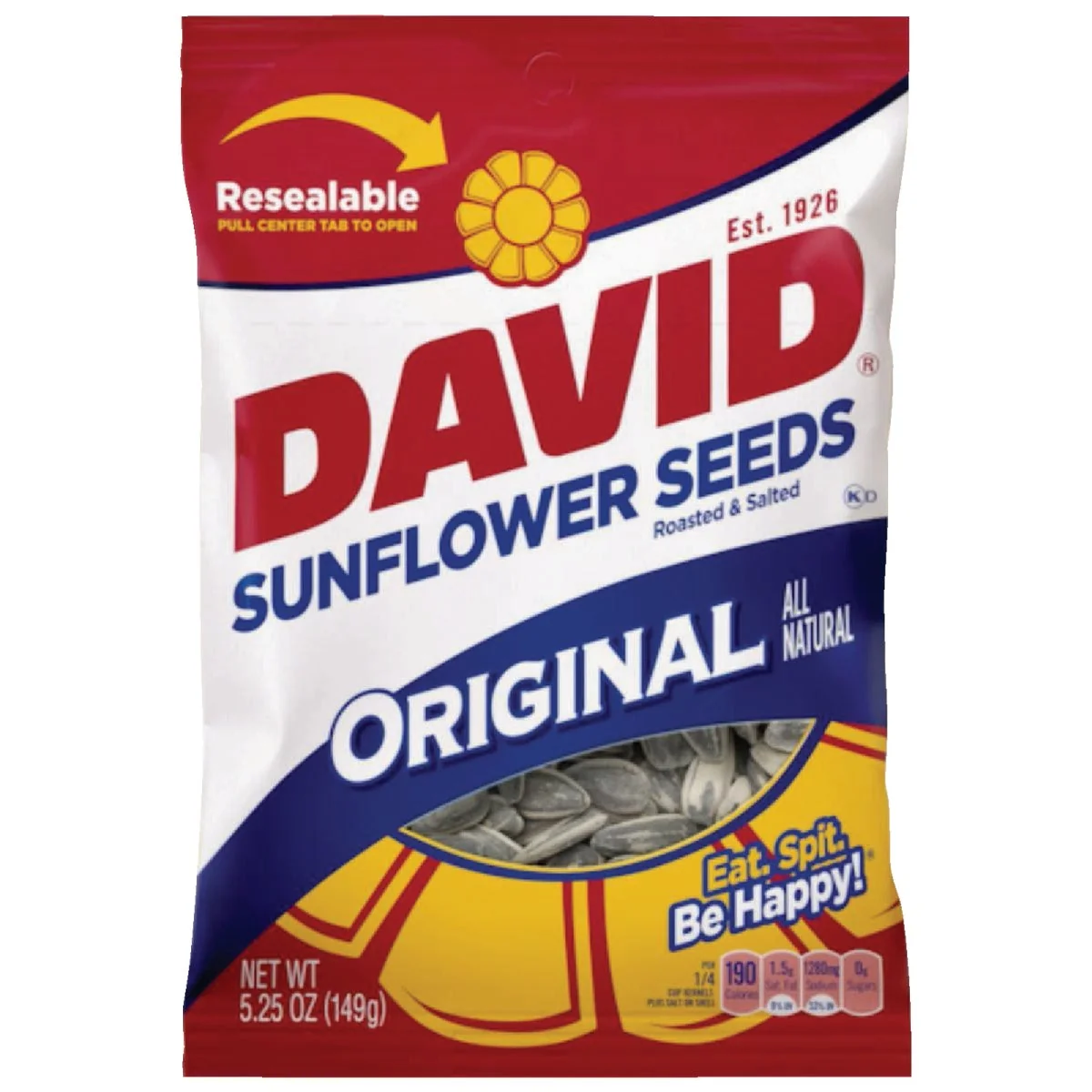 Superior David 5.25 Oz. Sunflower Seeds Relaxed