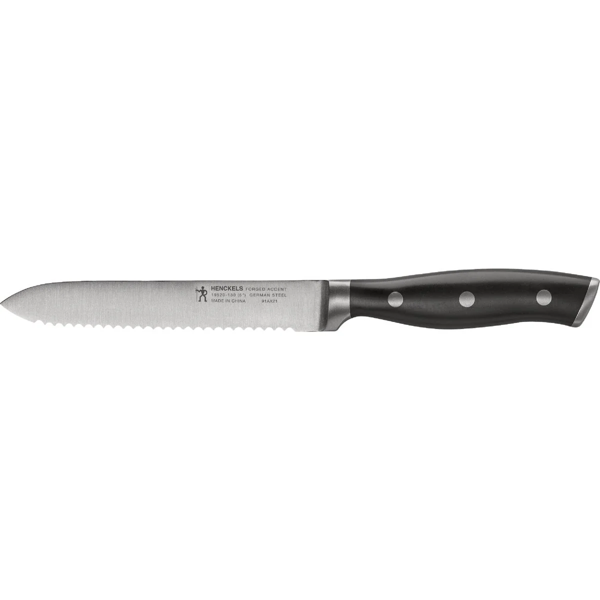 Quality J. A. Henckels International Forged Accent 5 In. Serrated Utility Knife Natural