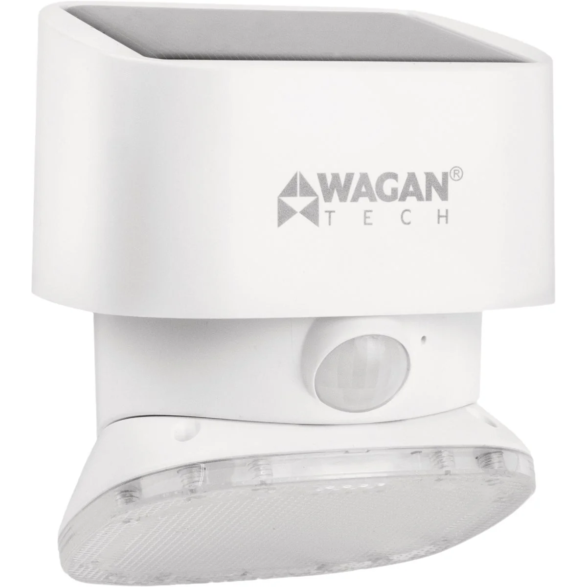 Healthy Wagan Tech White Motion Activated Dusk To Dawn 2000 Lm. Solar Wall Light Detailed
