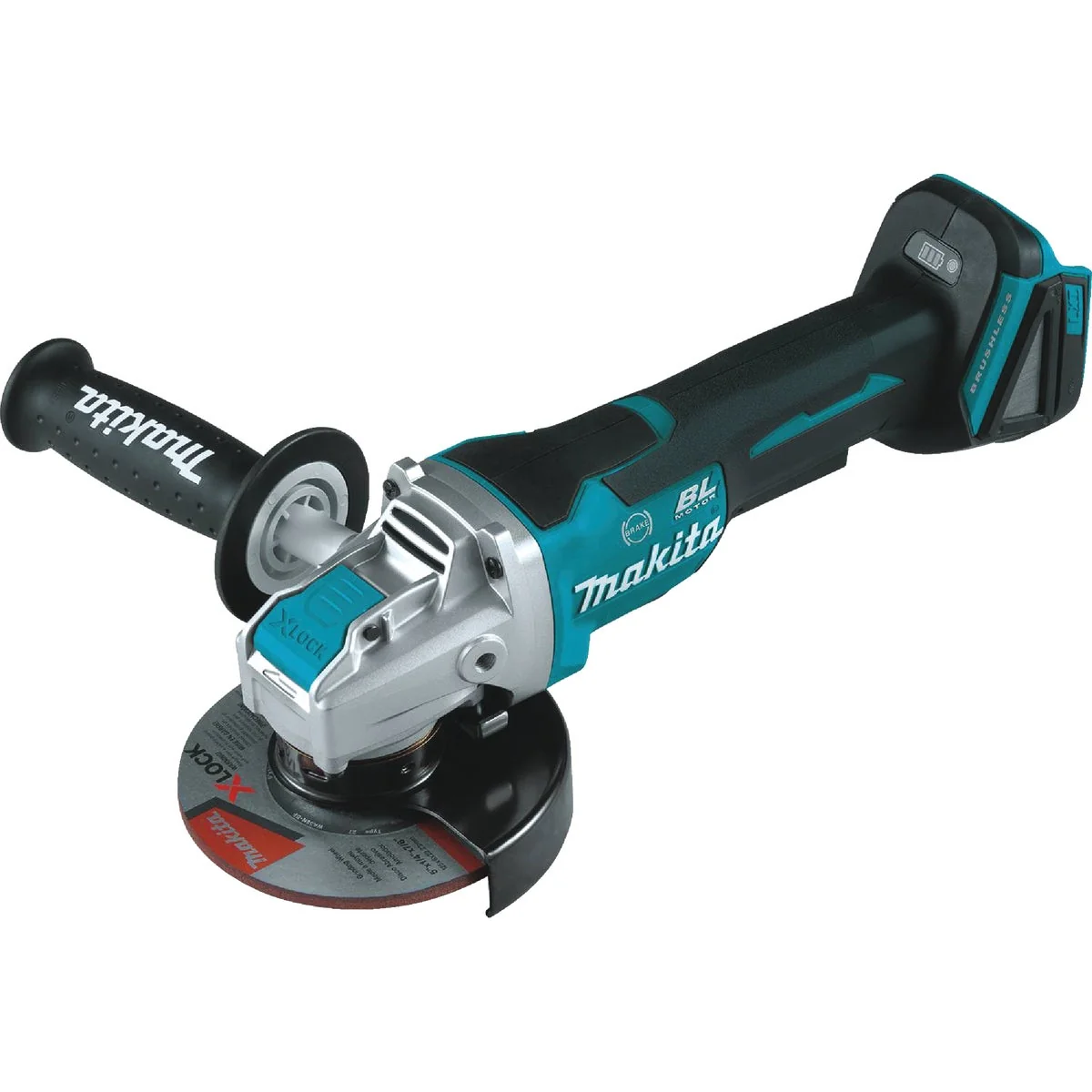 Refined Makita 18V LXT Lithium-Ion 4-1 2 In. - 5 In. Brushless X-LOCK Cordless Angle Grinder with Paddle Switch Tool Only Advanced
