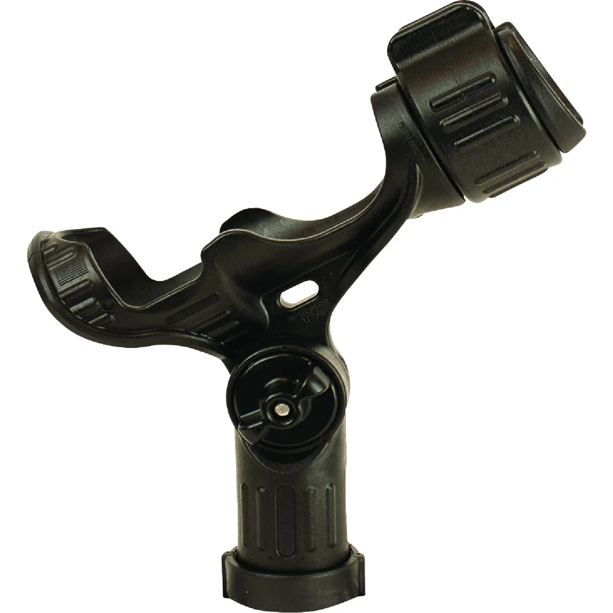 High-Performance YakAttack Omega Rod Holder with Track Mounted LockNLoad Mounting System Detailed