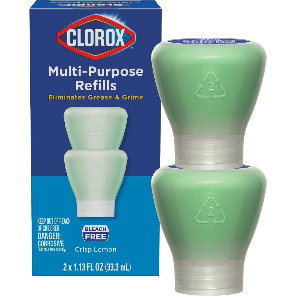 Powerful Clorox Crisp Lemon Multi-Surface All-Purpose Cleaning Spray System Sta Authentic