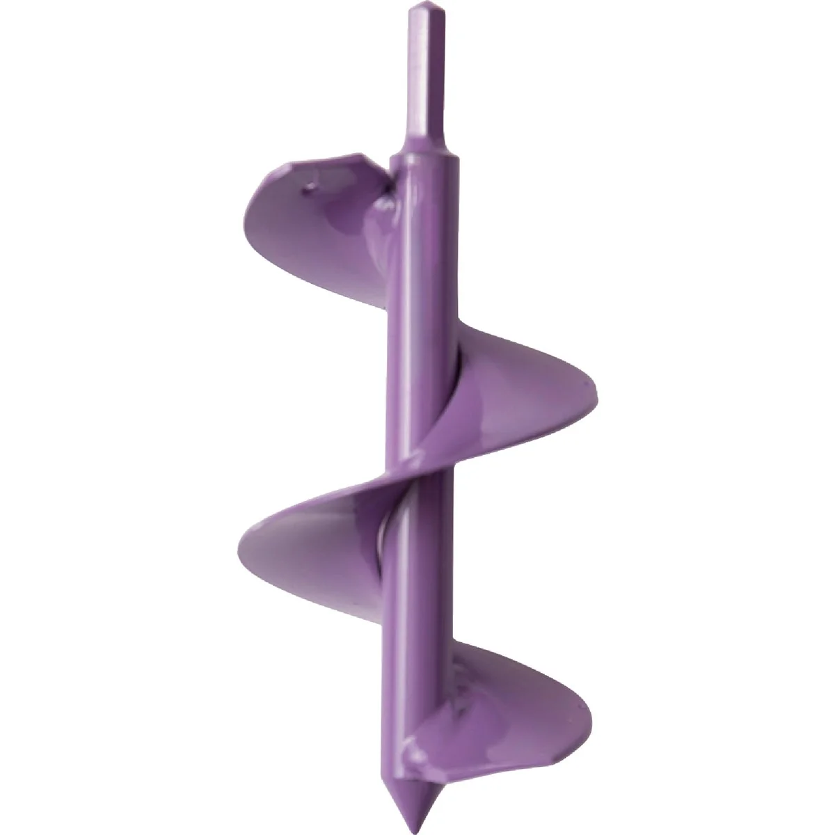 Secure Power Planter 7 In. x 3 In. Purple Bulb Planter Garden Auger Healthy