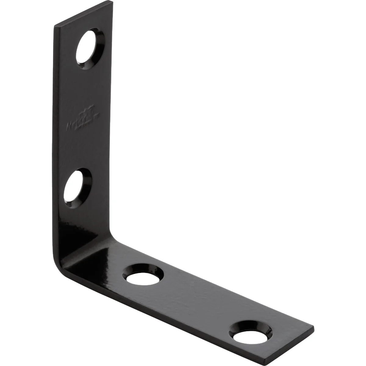 Elite National Hardware 2 In. x 5 8 In. Black Corner Brace Detailed
