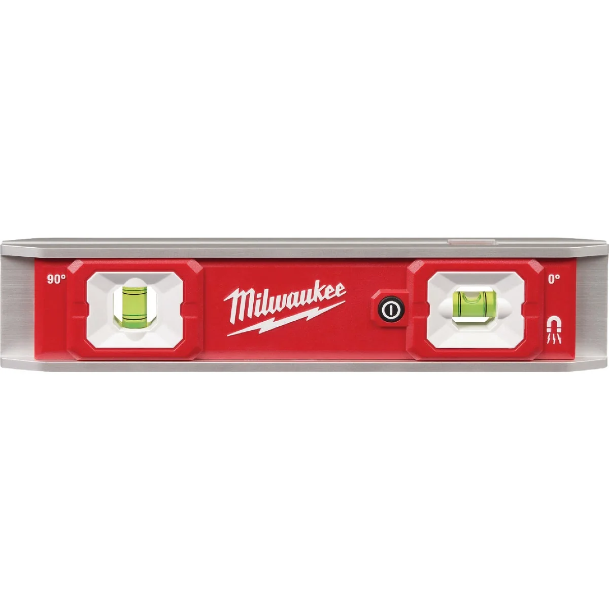Reusable Milwaukee 9 In. Torpedo Level with Lighted Vials High-End