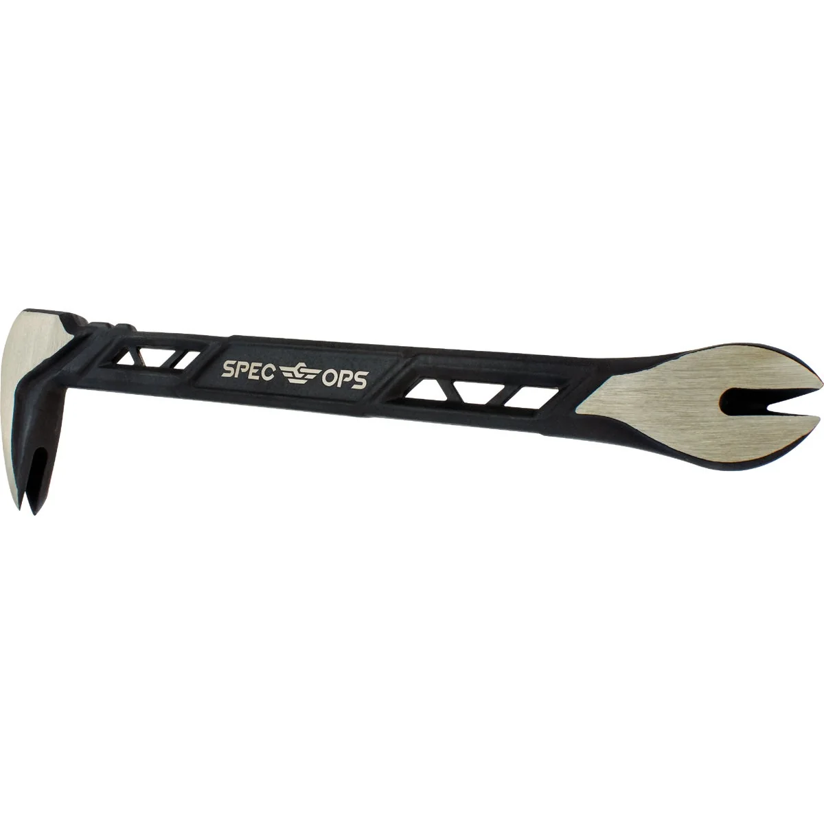 Powerful Spec Ops 10 In. High-Carbon Steel Nail Puller Cats Paw Pry Bar Official