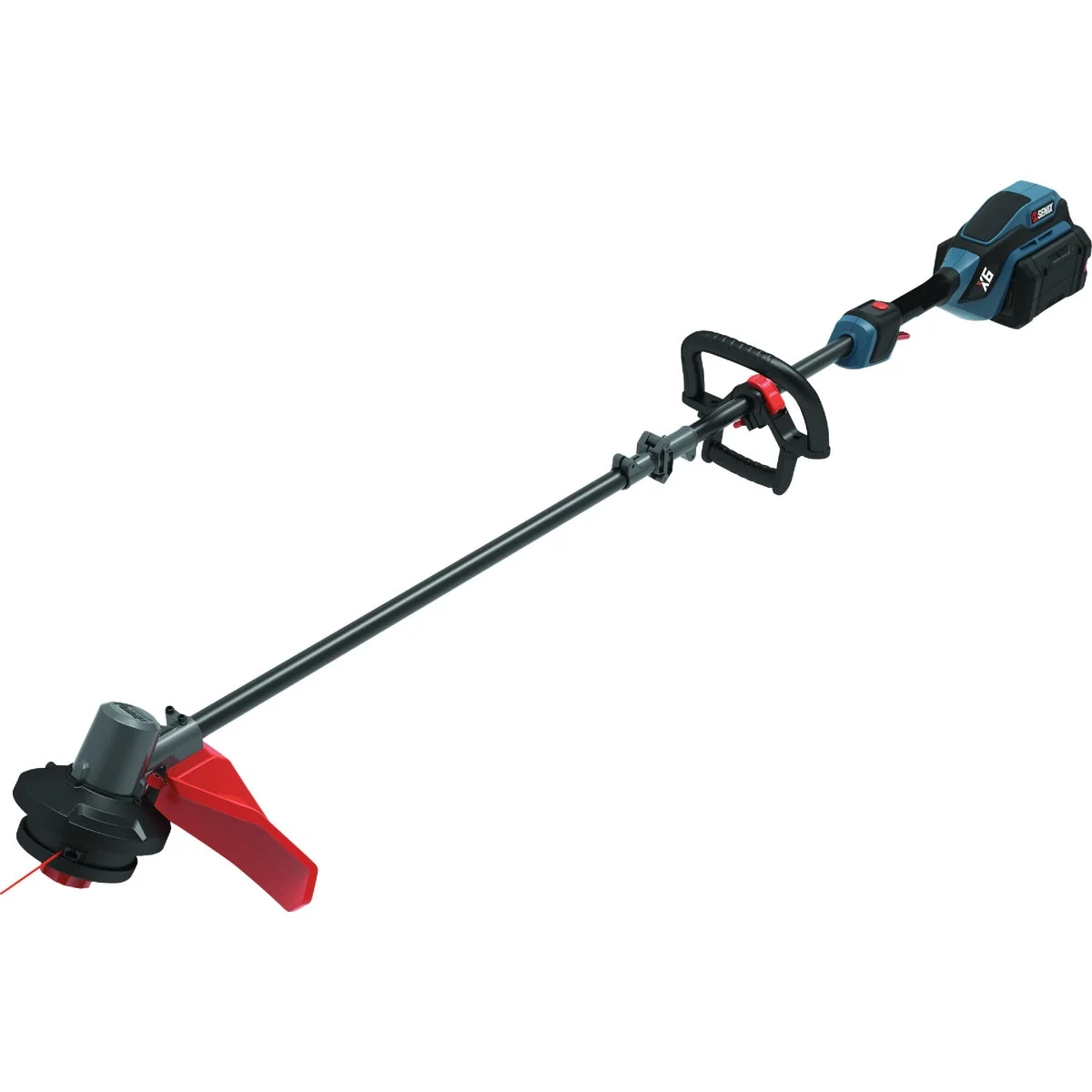 Organic Senix X6 60V Max 16 In. Brushless Cordless String Trimmer Kit with 3.0 Ah Battery Charger Flexible