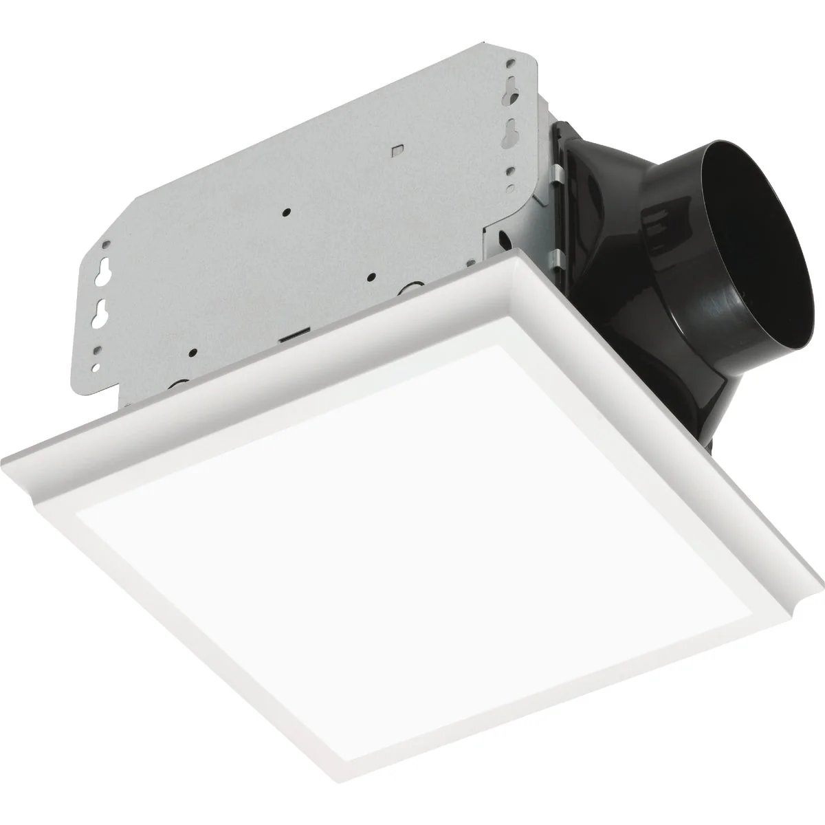 Elite Homewerks 50 CFM 0.7 Sone Bathroom Exhaust Fan with LED Light Soft