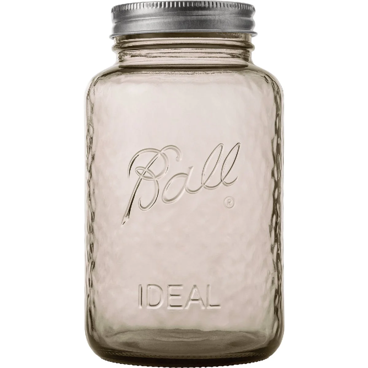 Convenient Ball 1 Qt. Color Series Regular Mouth Sand Mason Jars with Lids 4-Count Clean