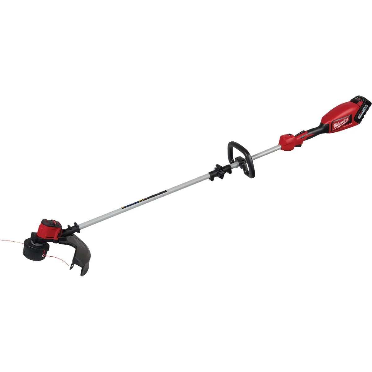 Reusable Milwaukee M18 16 In. Brushless Cordless String Trimmer Kit with Battery Charger Verified