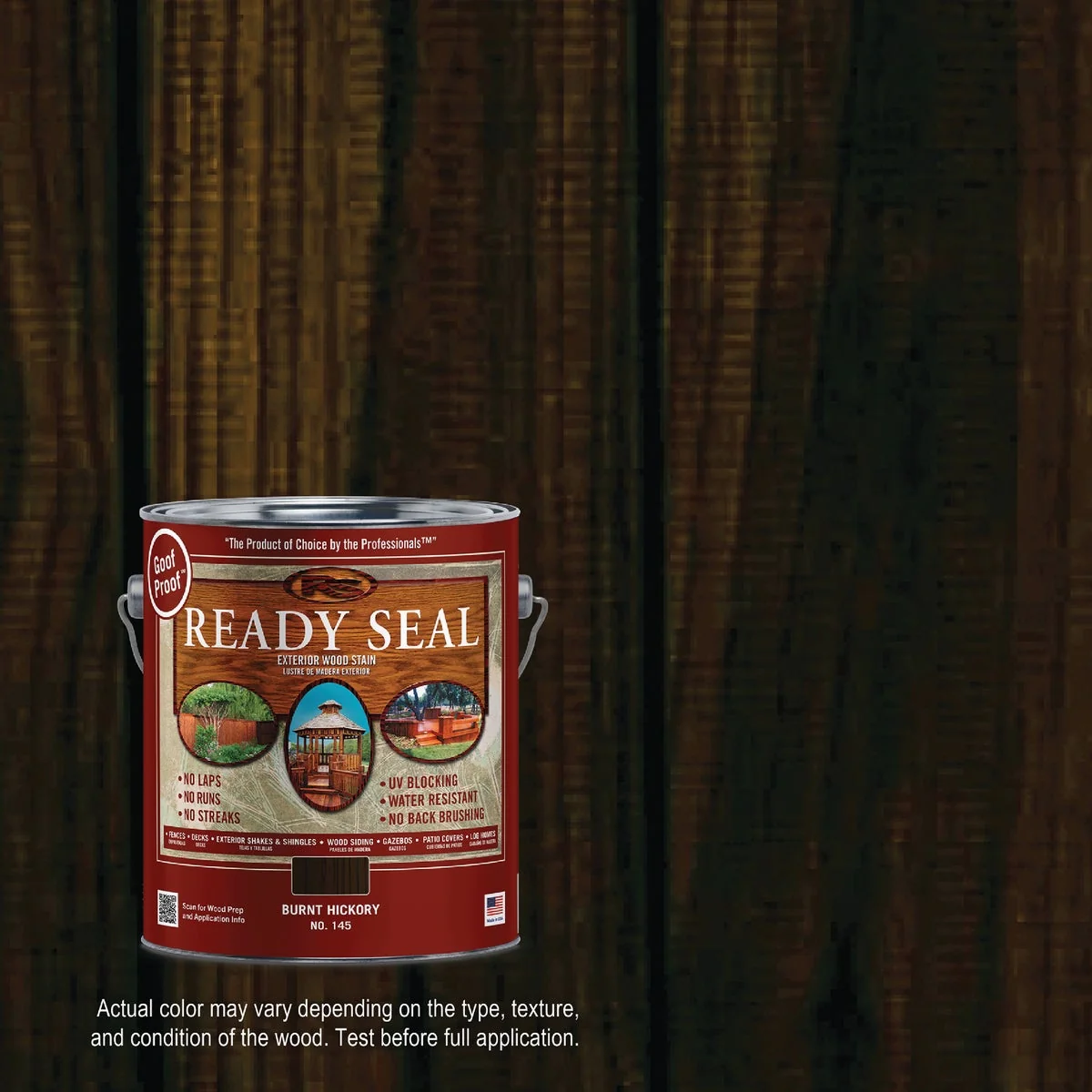 Advanced Ready Seal 145 Exterior Wood Stain and Sealer Burnt Hickory 1 Gal. Top-Quality