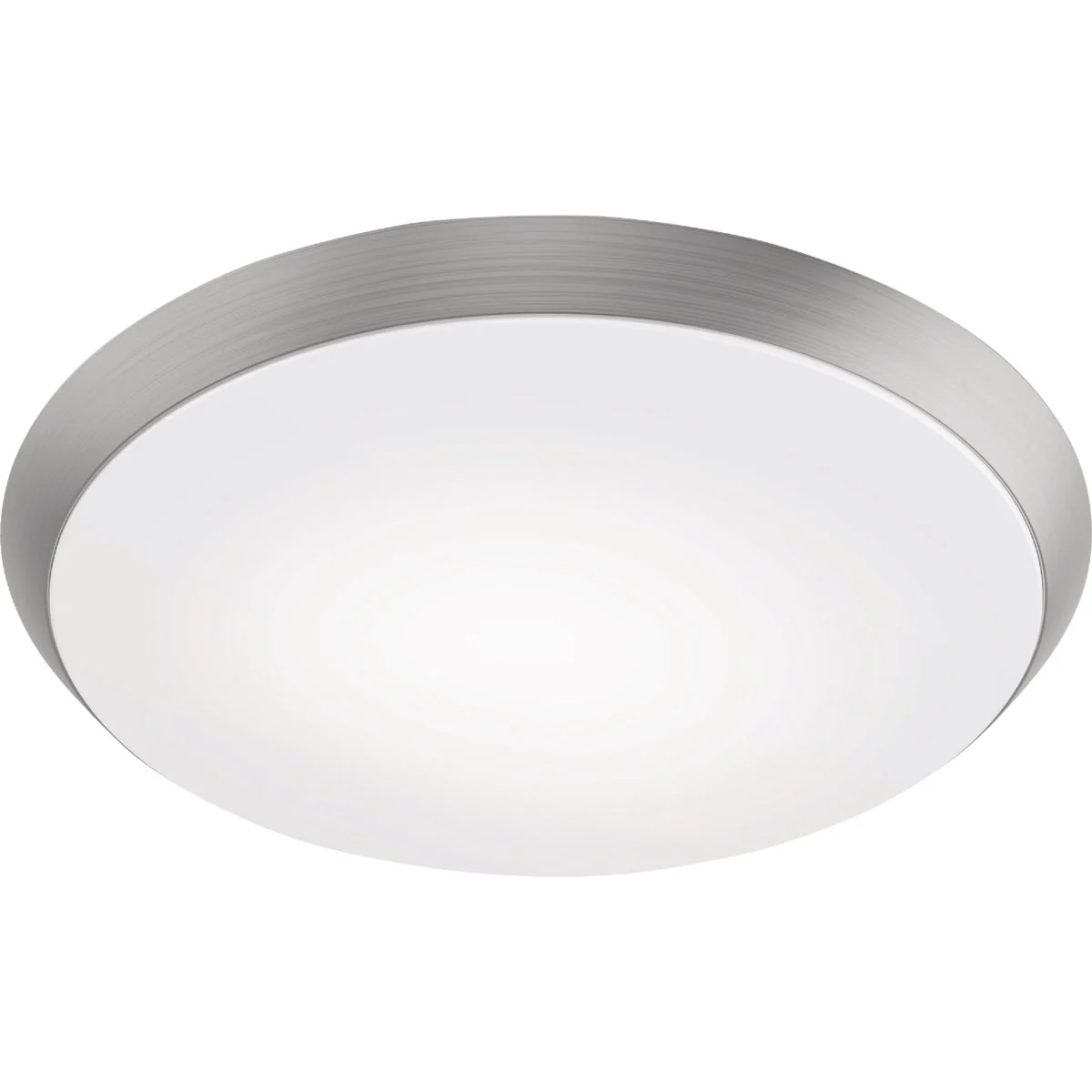 Organic Feit 15 In. Brushed Nickel or Black LED Round CCT Flush Mount Motion Ceiling Light Fixture Eco-Friendly