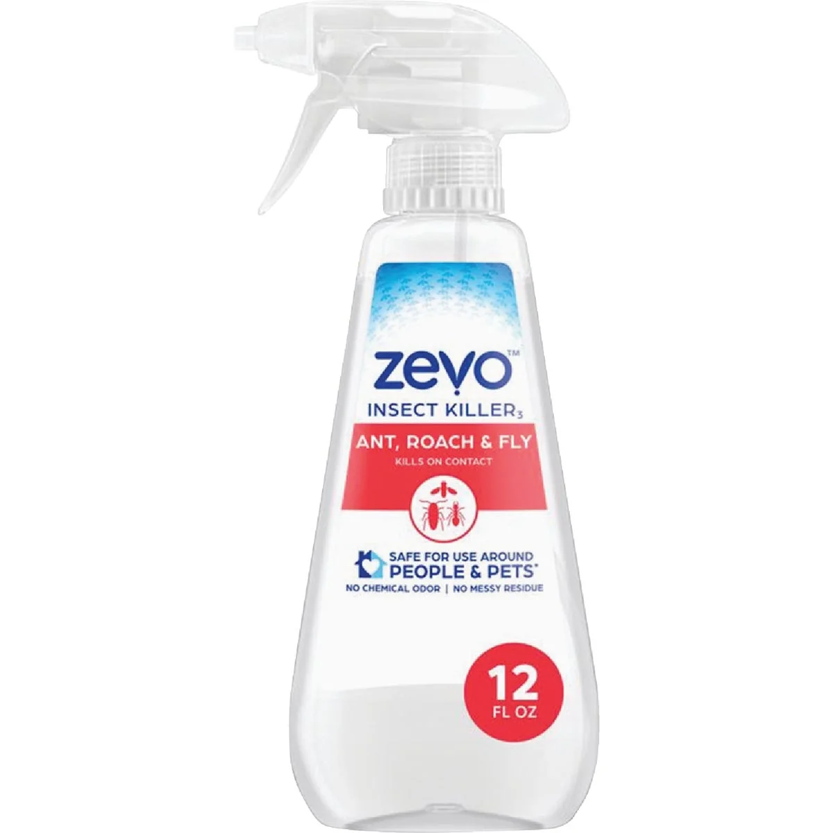 High-Quality Zevo 12 Oz. Trigger Spray Ant Roach Fly Multi-Insect Killer Functional