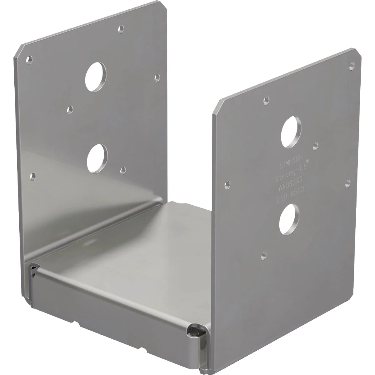 User-Friendly Simpson Strong-Tie ABU Stainless Steel Adjustable Post Base for 6x6 High-Grade