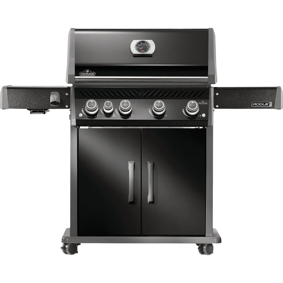 Selected Napoleon Rogue Pro 525 4-Burner Natural Gas Grill with Infrared Side Burner Black Excellent