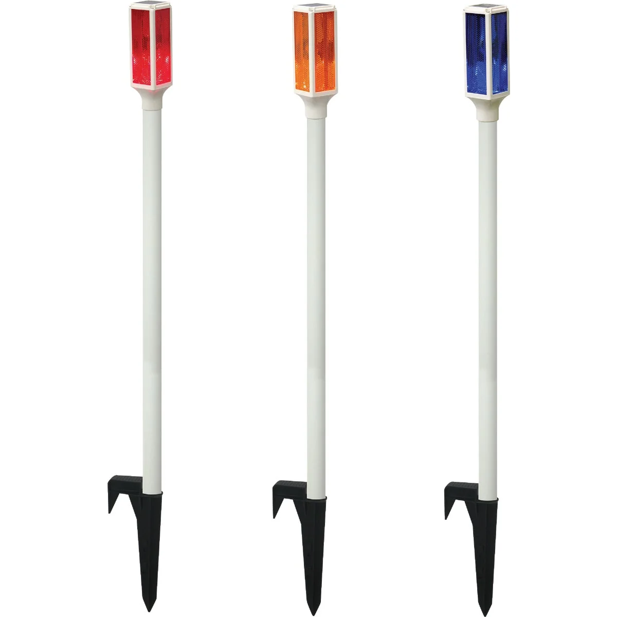 Versatile Alpine Solar LED Multicolor Driveway Marker Stake Certified