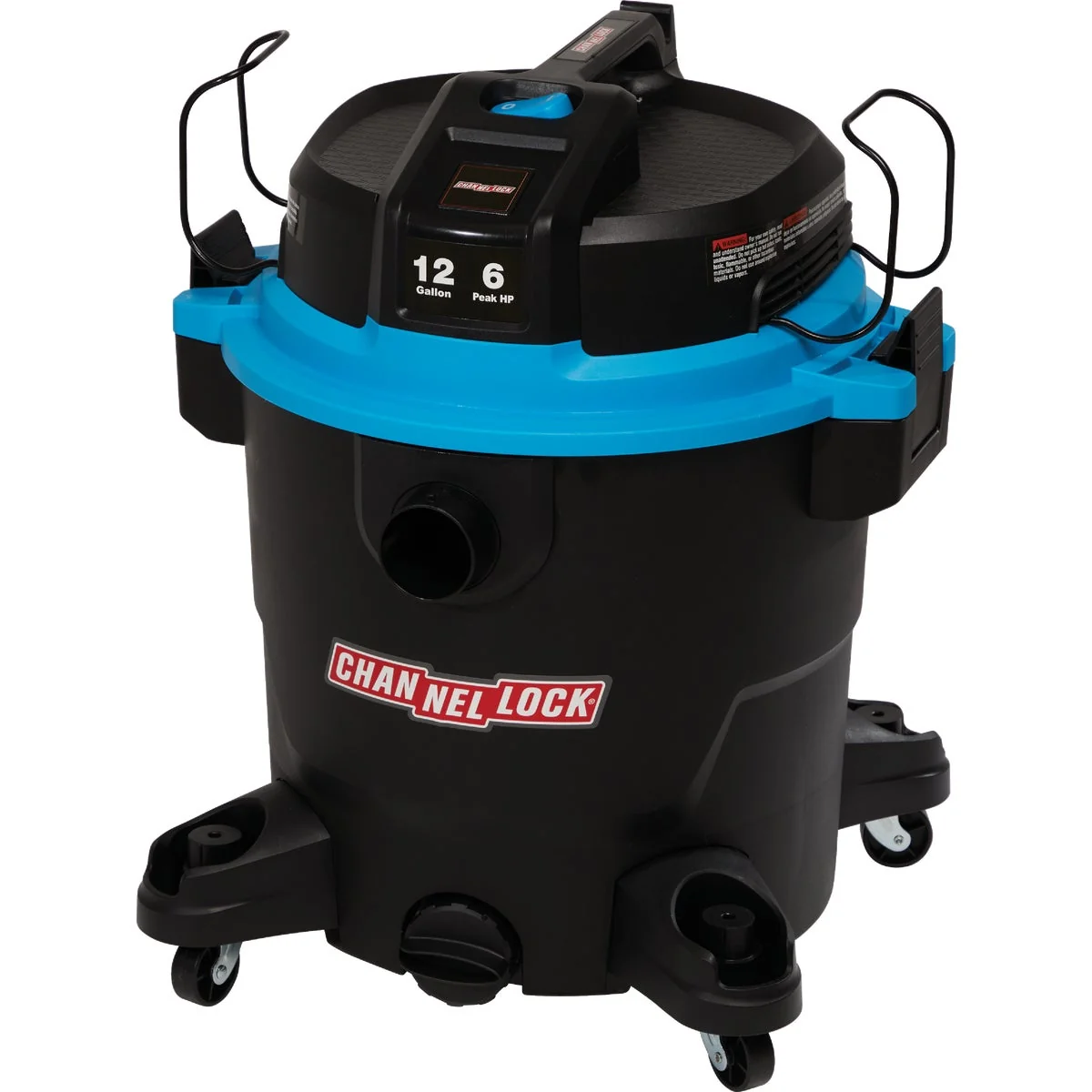 User-Friendly Channellock Pro 12 Gal. 6.0-Peak HP Wet Dry Vacuum Reliable