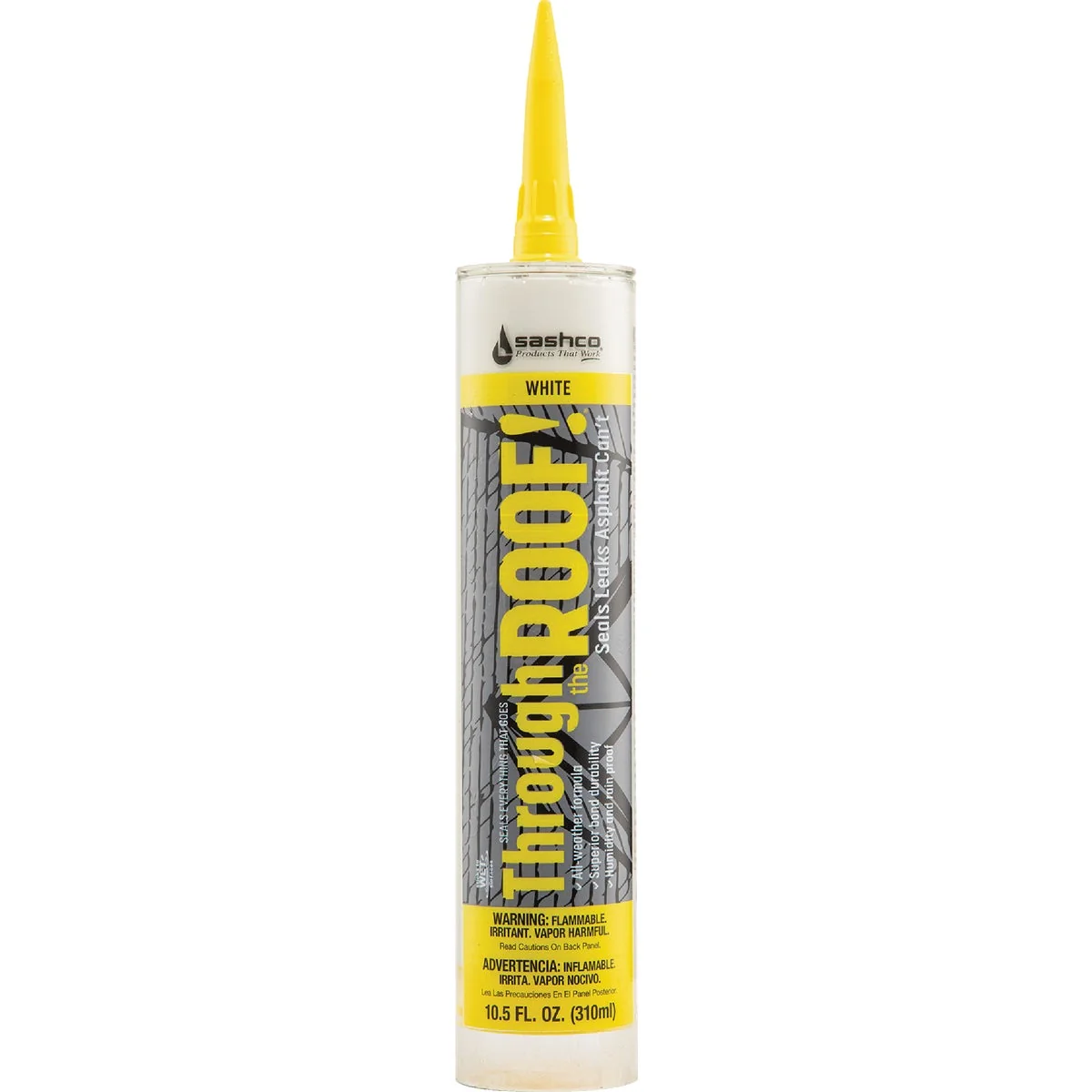 Breathable Through the Roof 10.5 Oz. White Roof Sealant Healthy