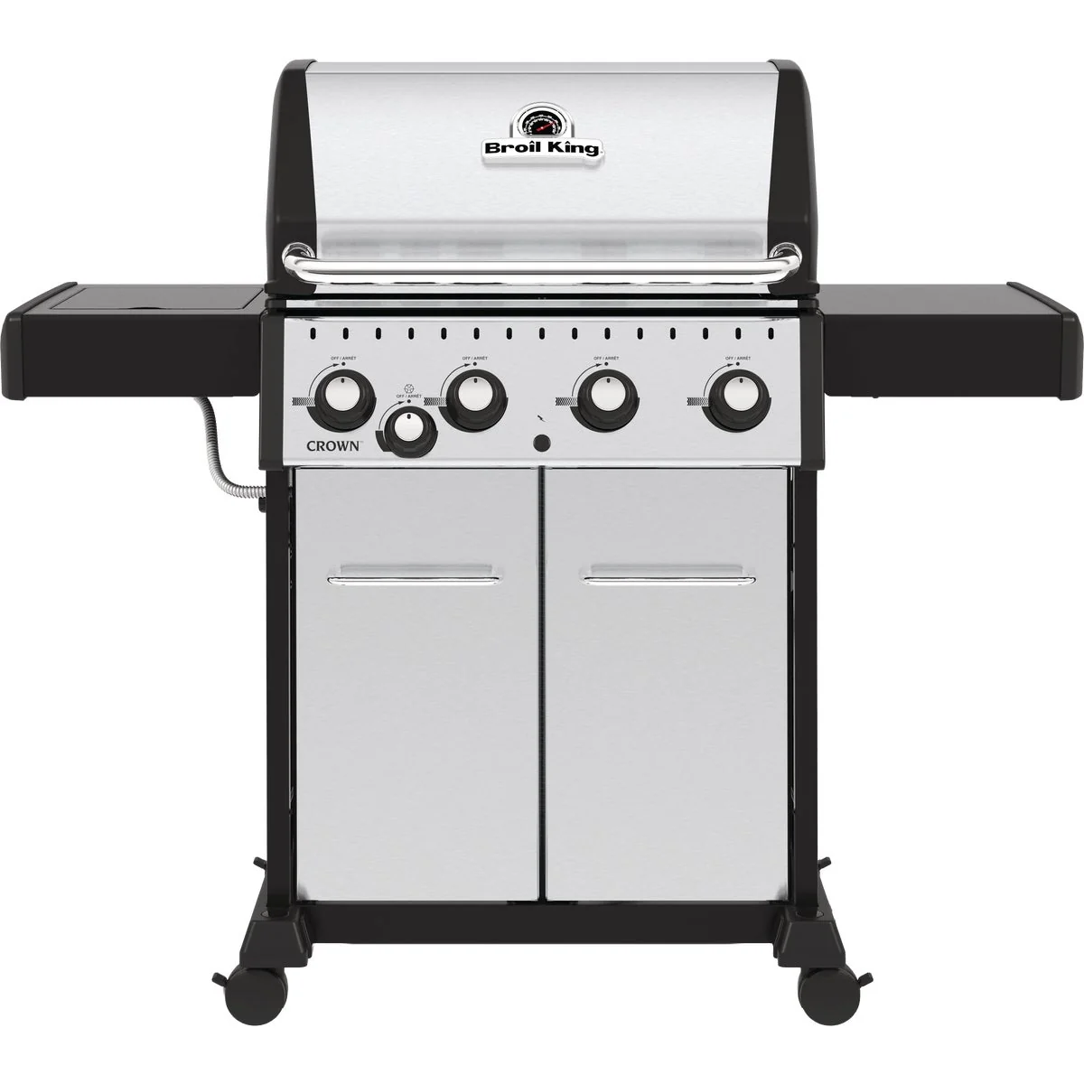 Outstanding Broil King Crown S 440 4-Burner Stainless Steel 40 000 BTU LP Gas Grill Excellent