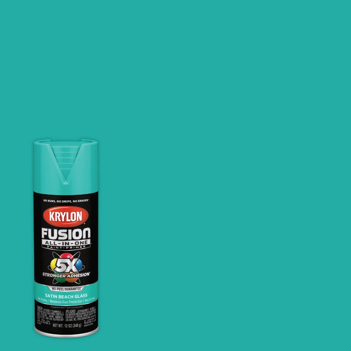 World-Class Krylon Fusion All-In-One 12 Oz. Satin Spray Paint Beach Glass Breathable