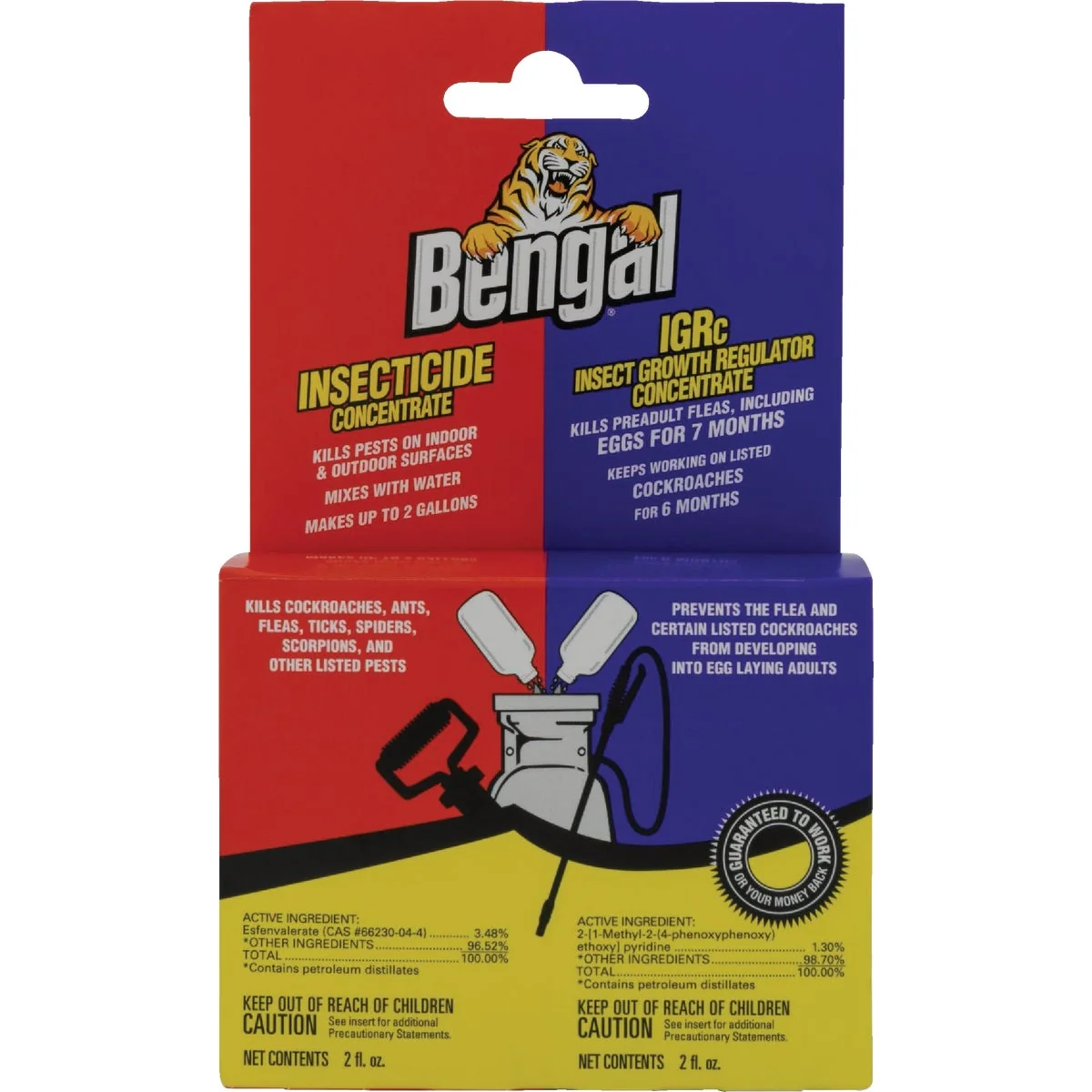Solid Bengal 2 Oz. Concentrate Insecticide 2 Oz. Concentrate Insect Growth Regulator Combo High-Grade