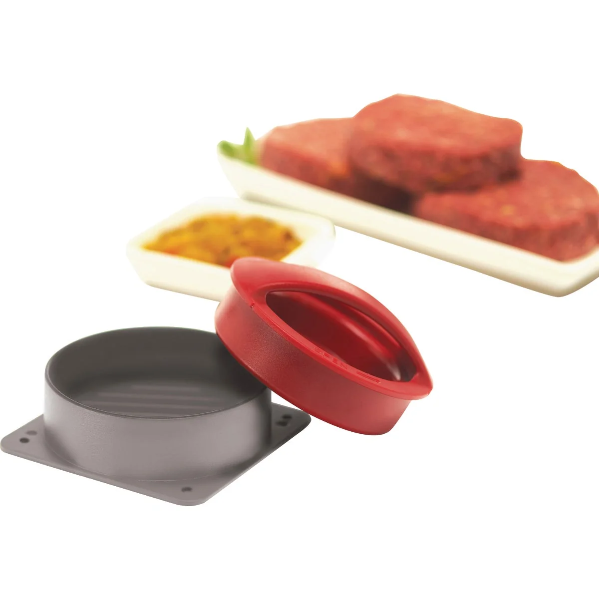 Practical GrillPro Stuffed Burger Press Efficient