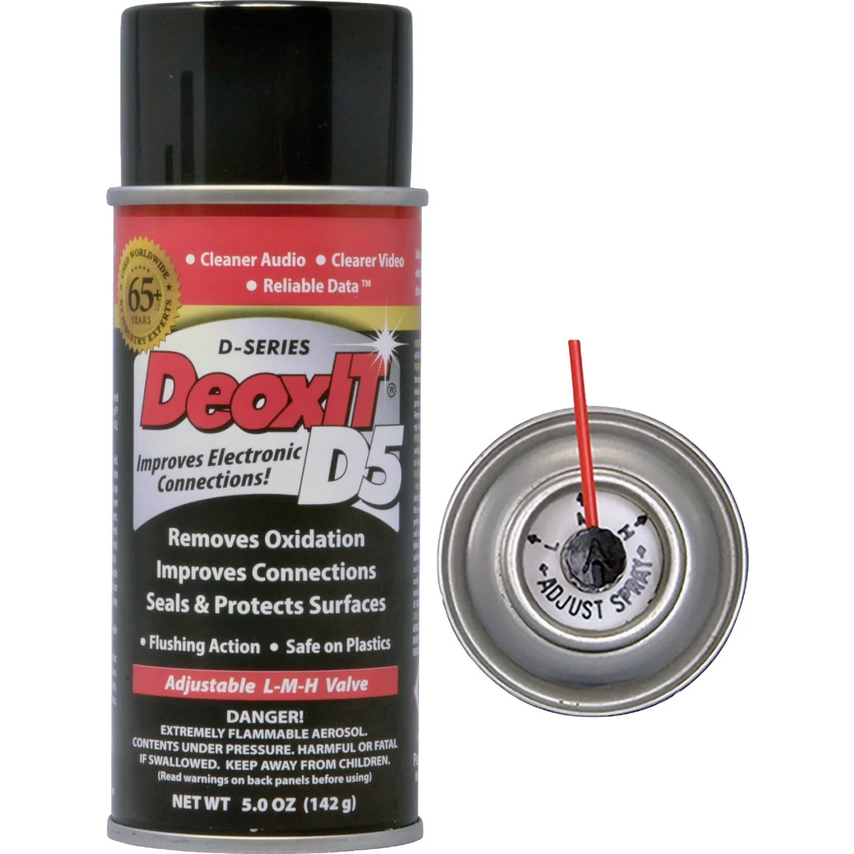 Fine Crafted DeoxIT D-Series D5 5 Oz. Electronic Parts Cleaner Spray Luxury