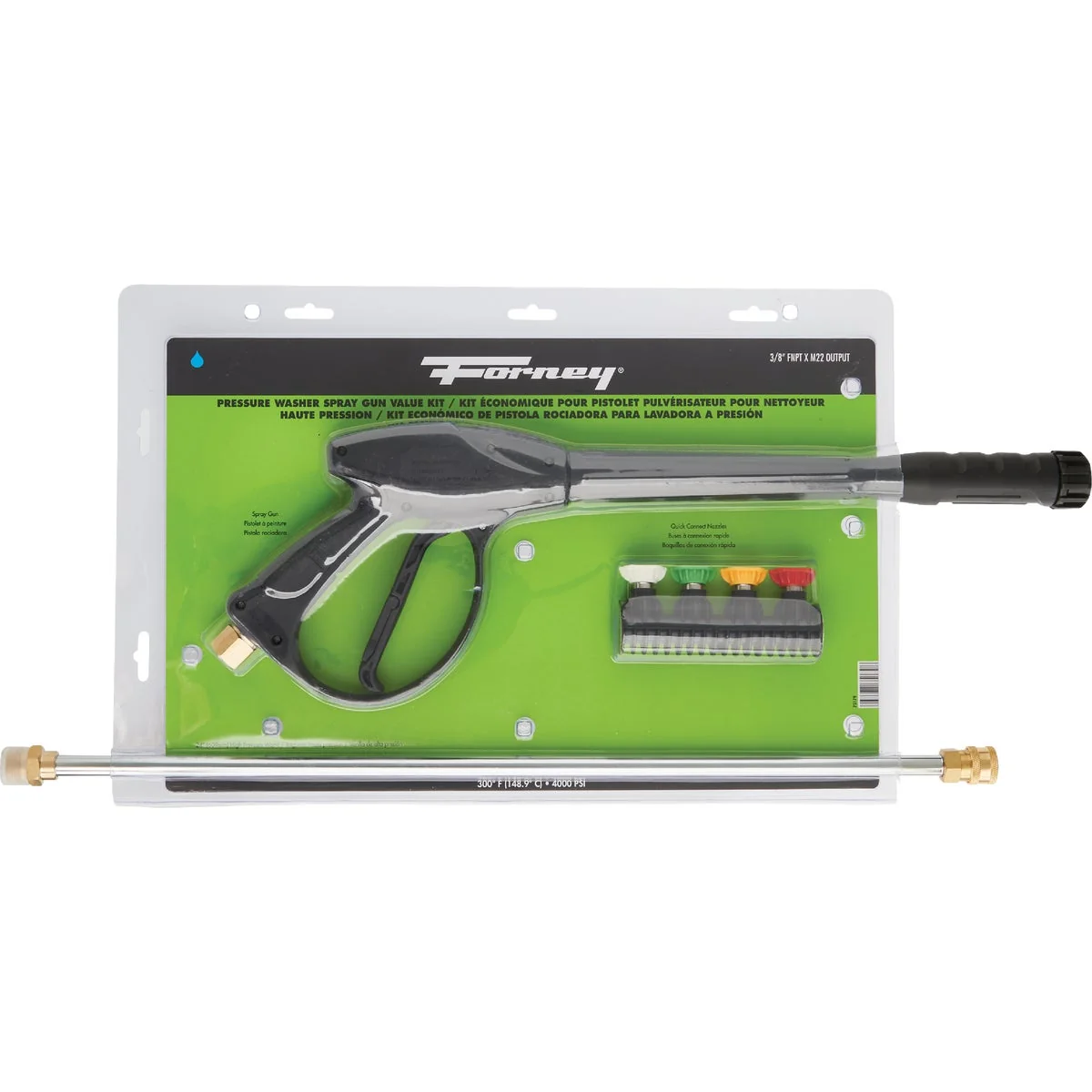 Refined Forney Spray Gun Lance Multi-Tip Adjustable Nozzle Value Kit Durable