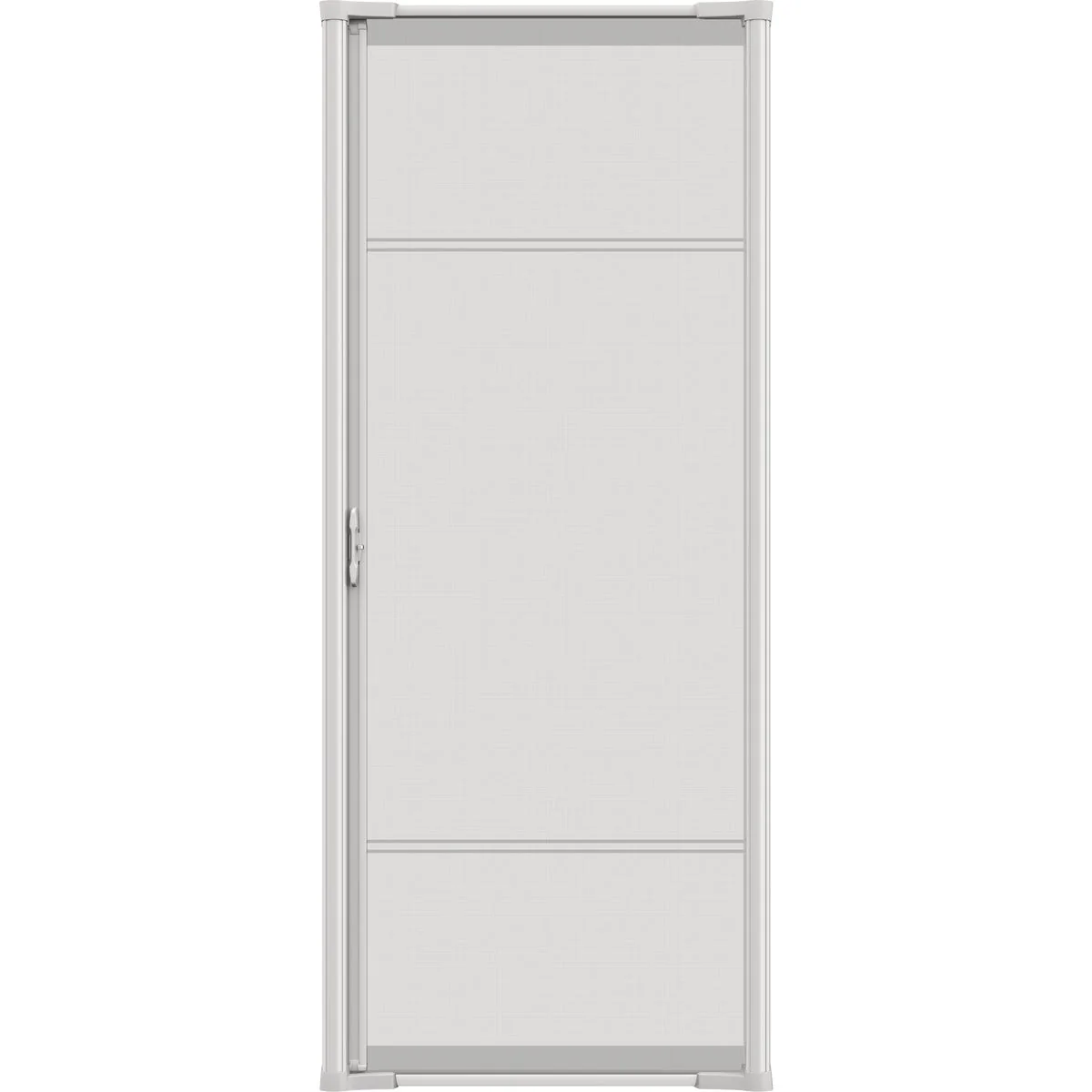 Functional Larson Brisa 32 In. to 36 In. W x 80 In. to 81 In. H Single Door White Retractable Screen Pure