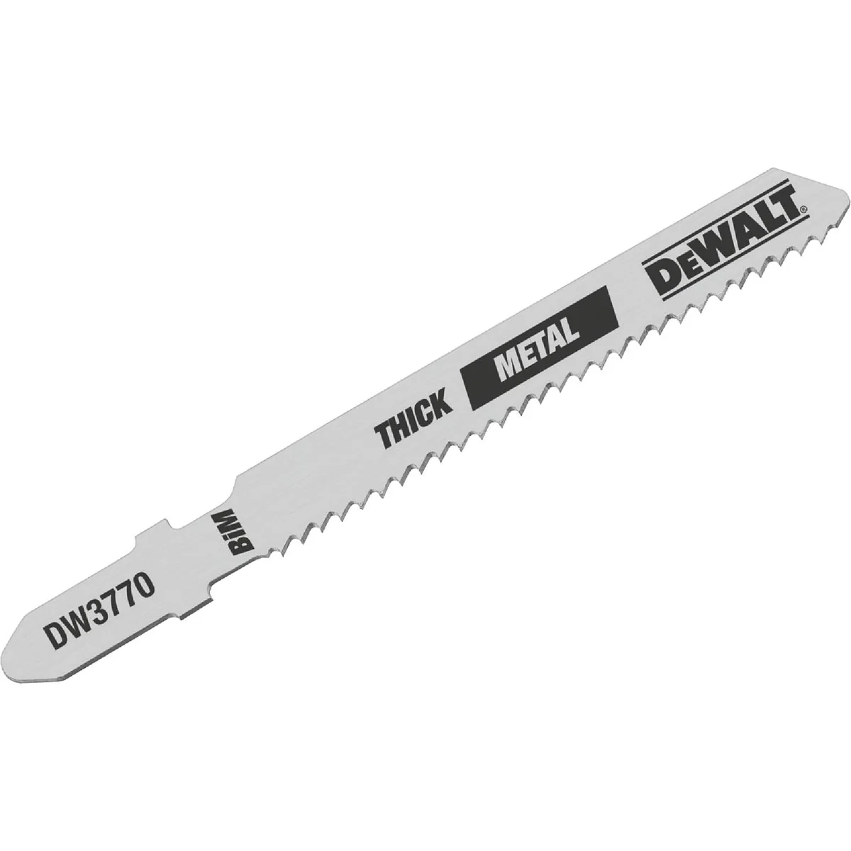Fast DeWalt 3 In. x 14 TPI T-Shank HCS Jig Saw Blade for Thick Metal 5-Pack Selected