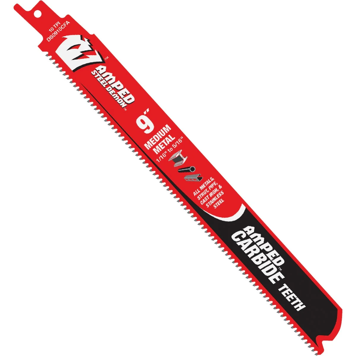 Environmentally Friendly Diablo Steel Demon 9 In. Medium 1 16 in. - 5 16 in. Metal Reciprocating Saw Blade 3-Pack Original Design