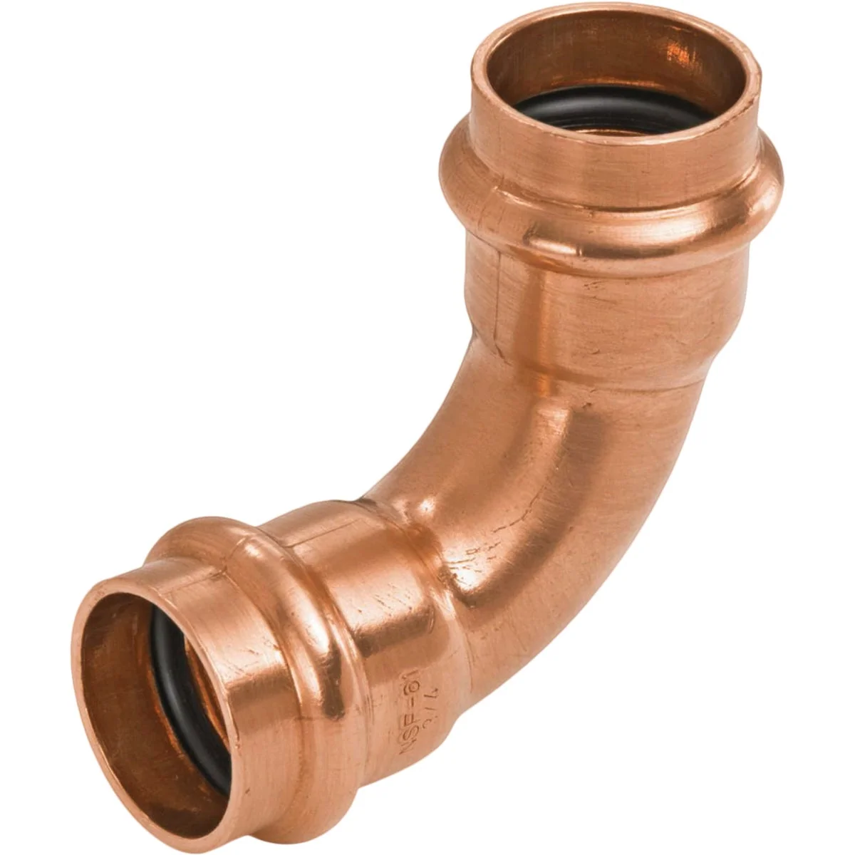 Crafted NIBCO 1 In. 90 Deg. Press Copper Elbow 1 4 Bend Healthy