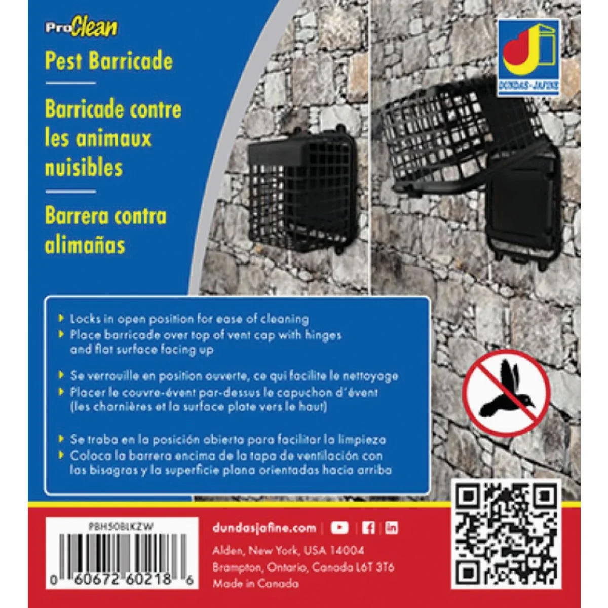 Fine Dundas Jafine ProClean Plastic Pest Barricade Vent Guard Black Certified