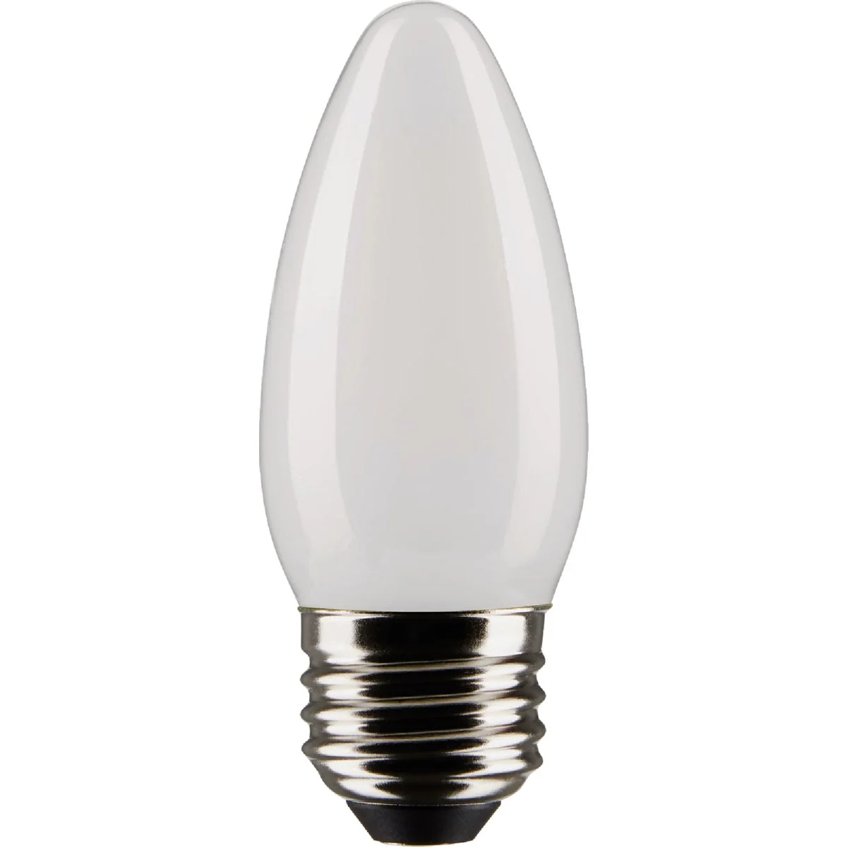 Eco-Friendly Satco 40W Equivalent Warm White B11 Medium Traditional Frosted LED Decorative Light Bulb 2-Pack High-Grade