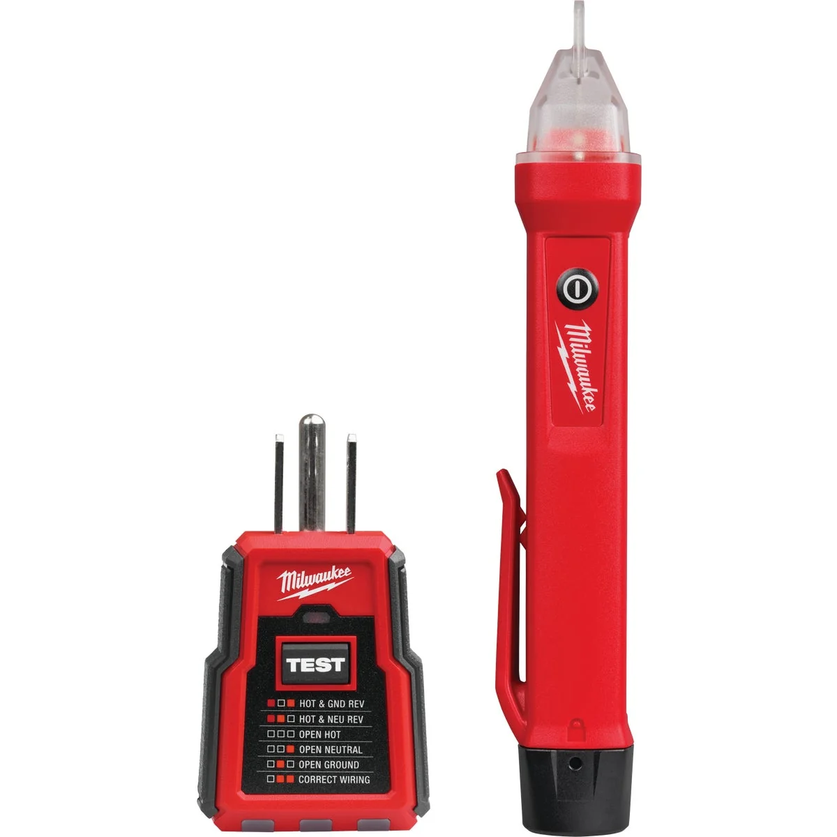 Official Milwaukee 50 to 1000V GFCI Receptacle Tester Voltage Detector Advanced