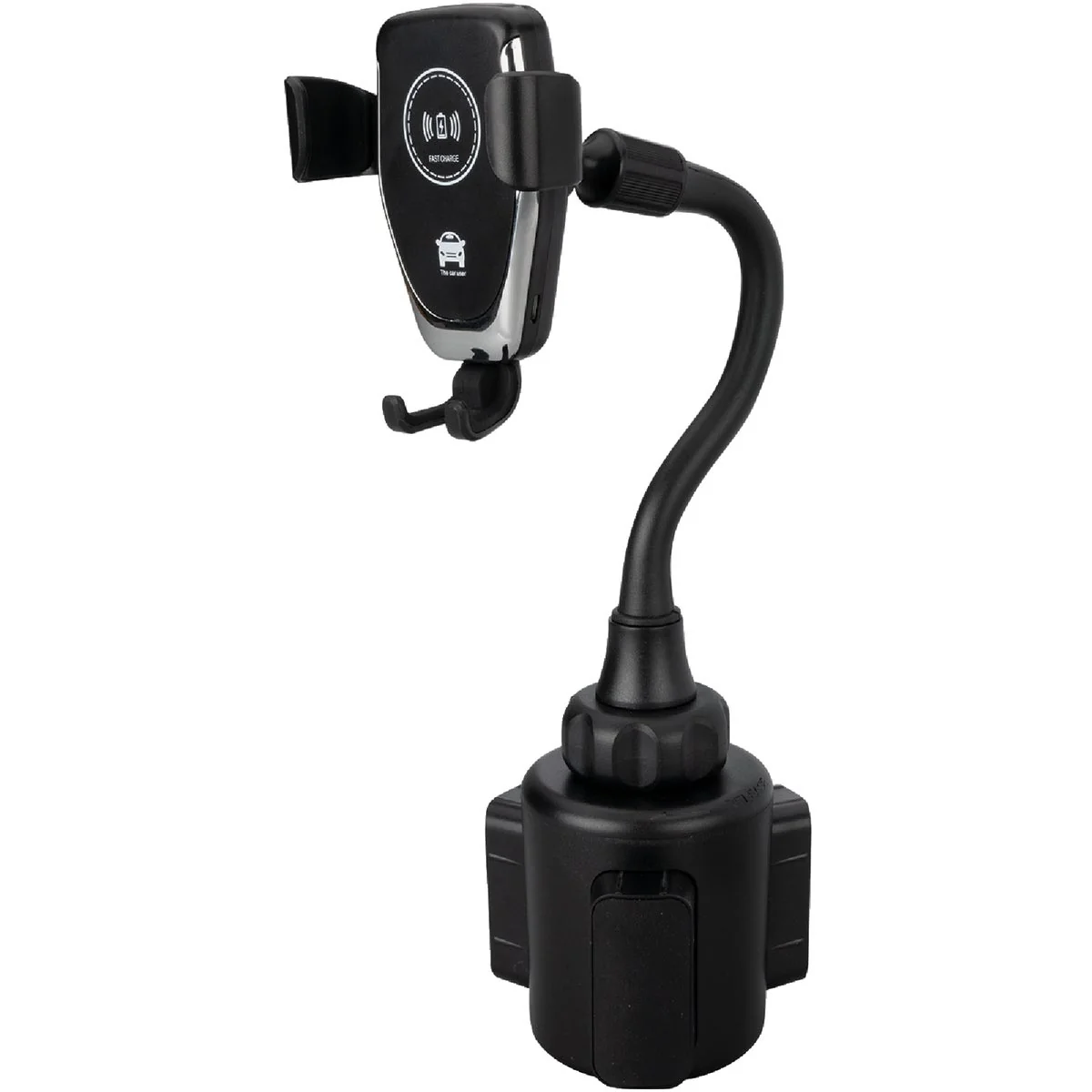 Organic Blue Jet Cup Holder Black Universal Wireless Charger Phone Holder User-Friendly