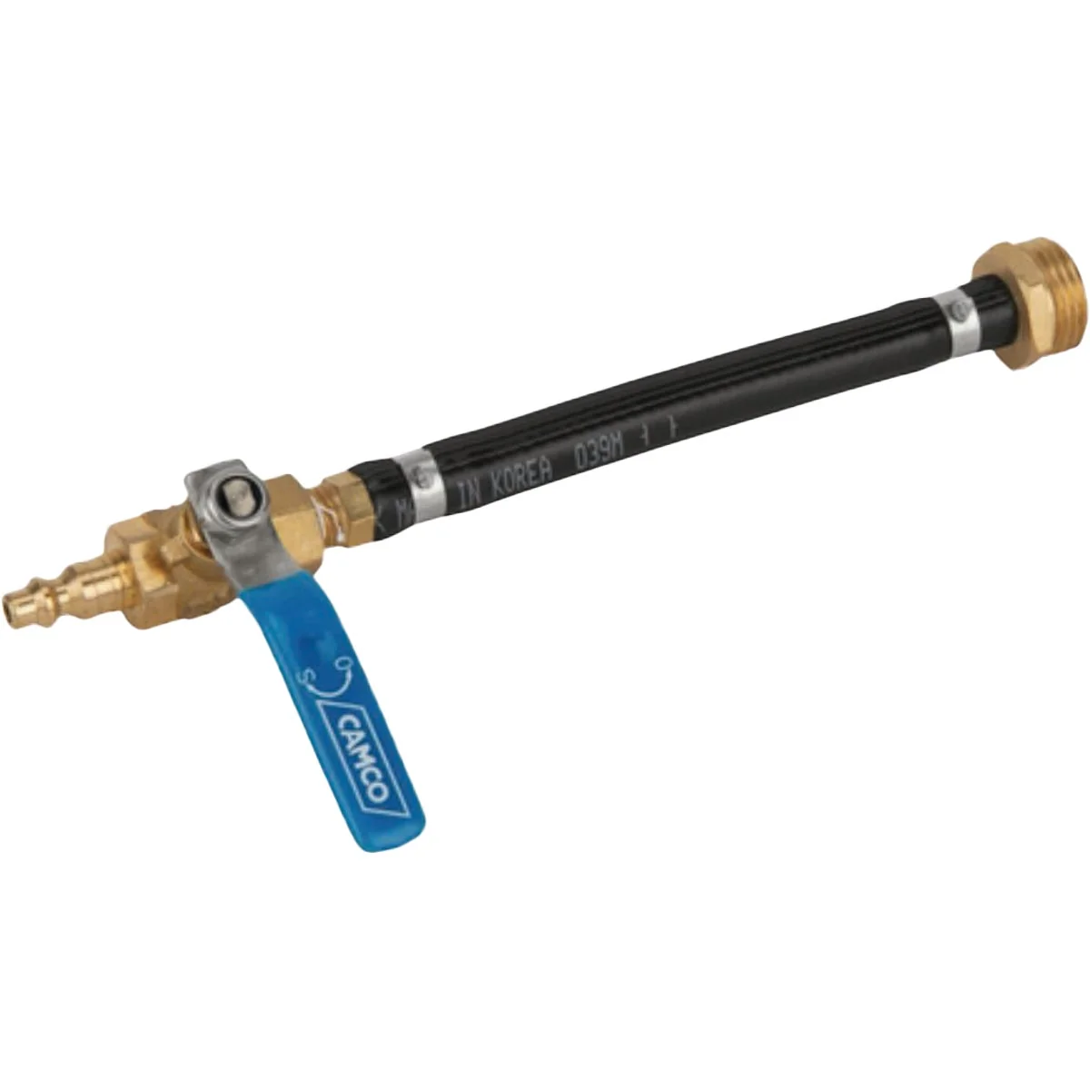 Enhanced Camco Blow Out Hose Kit with Ball Valve Fine