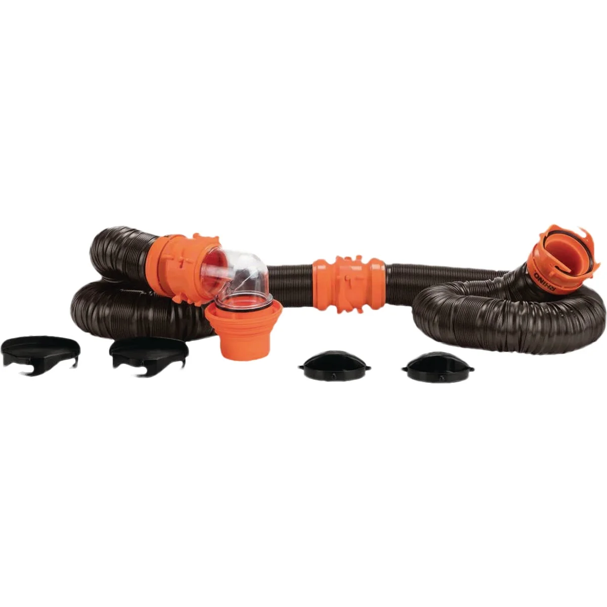 Artisan Camco RhinoFLEX 20 Ft. Sewer Hose Kit with 4-in-1 Adapter High-Quality
