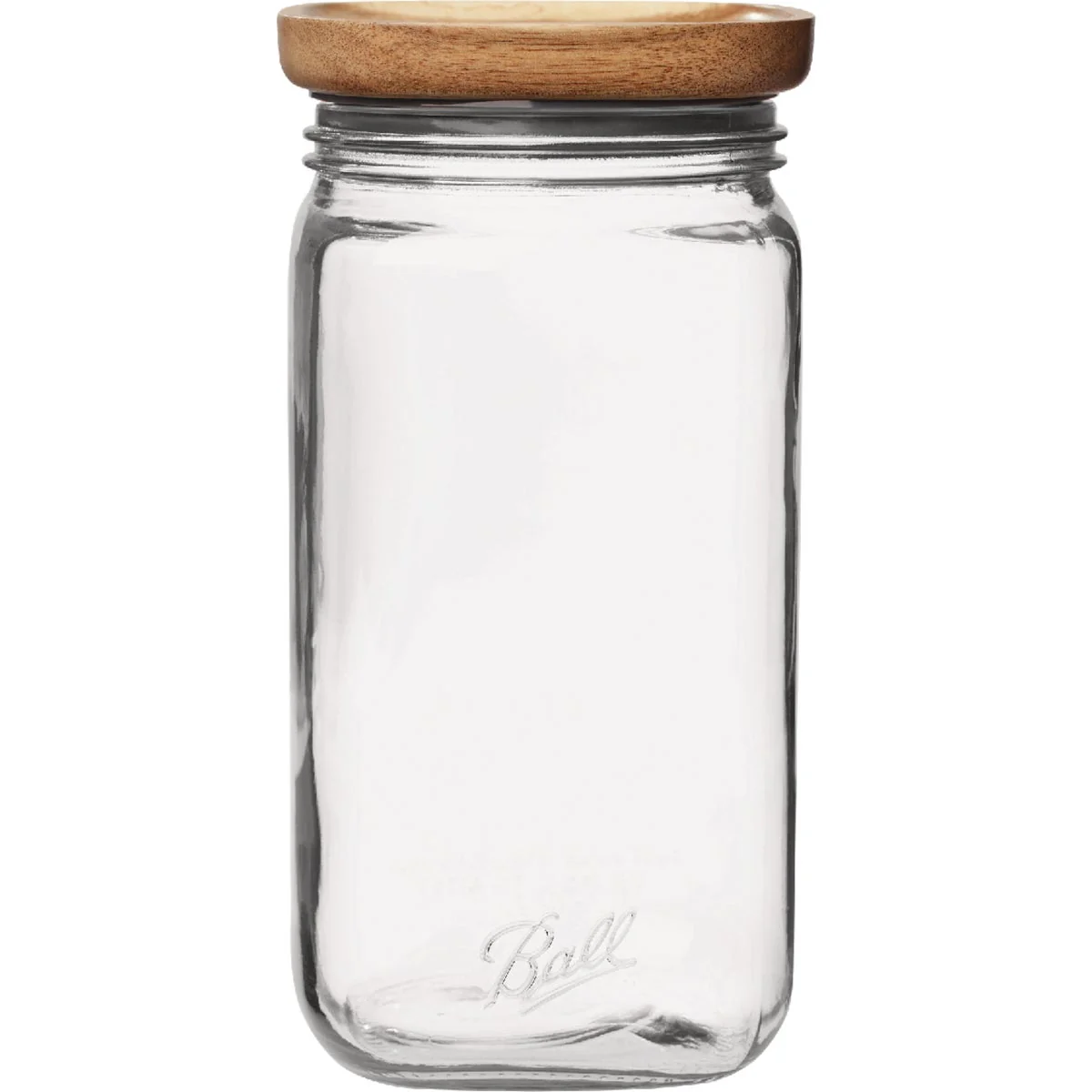Outstanding Ball 9.9 Cup Stack Store Jar with Wooden Lid Specialty
