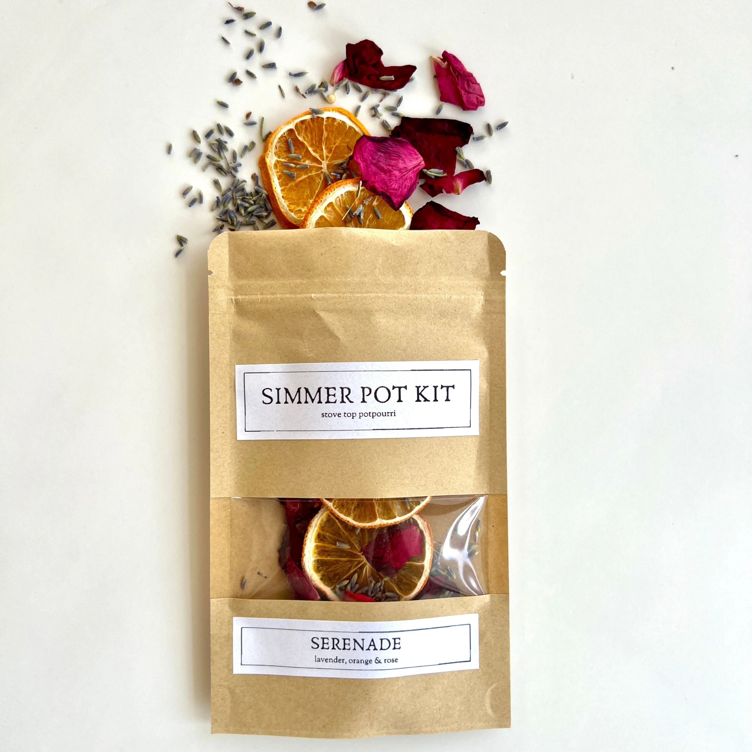 Detailed SERENADE - Lavender Rose Orange Simmer Pot Kit Premium