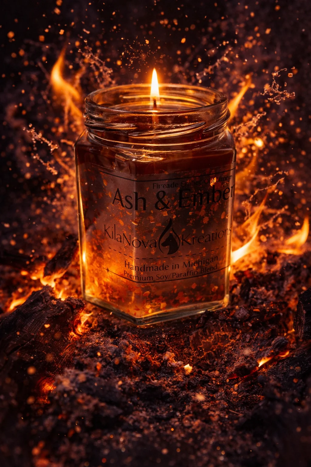 Eco-Friendly Ash Ember - Fireside Embers Solid