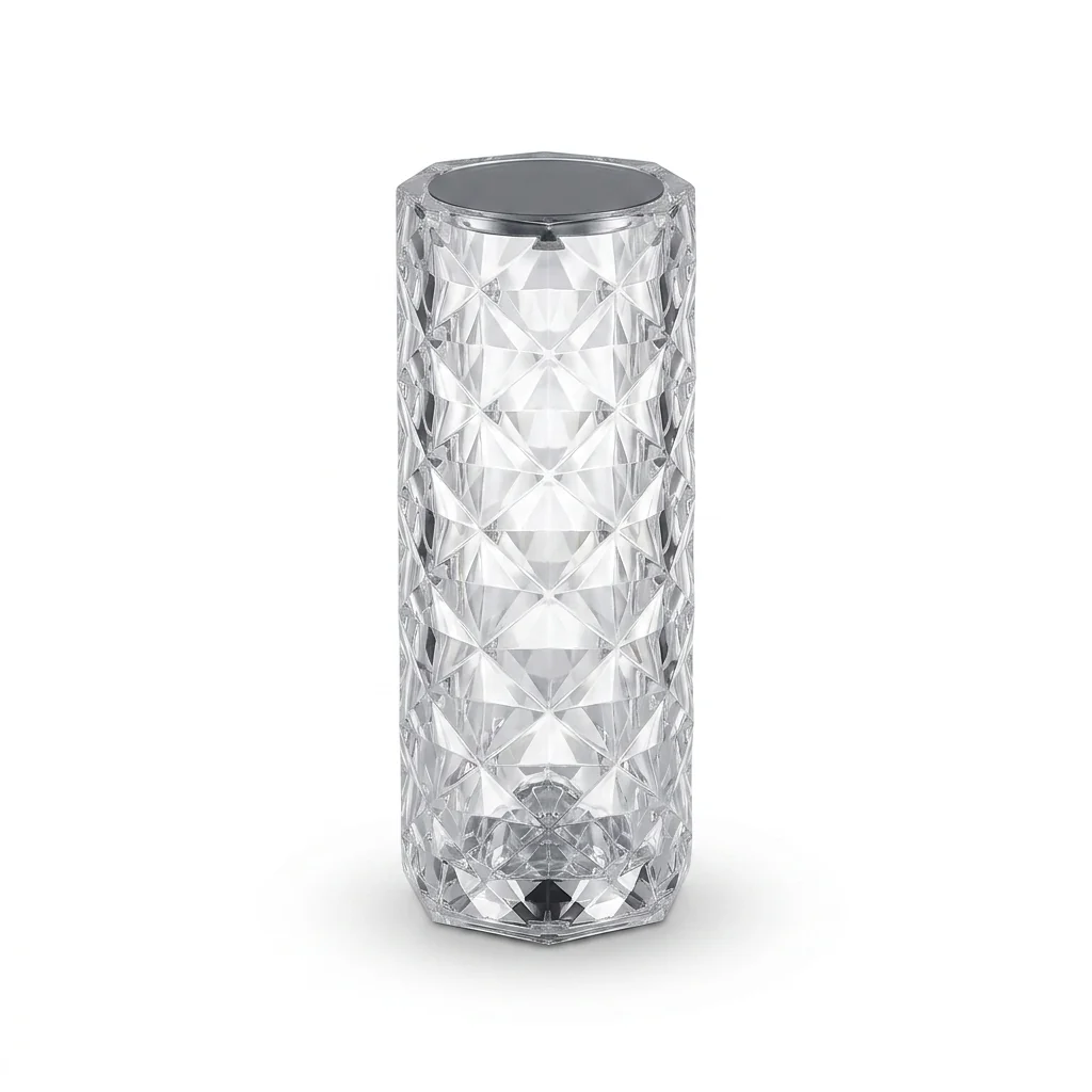 Long-Lasting Acrylic Touch Table Lamp Jewel-Like RGB Mood Glow Luxury