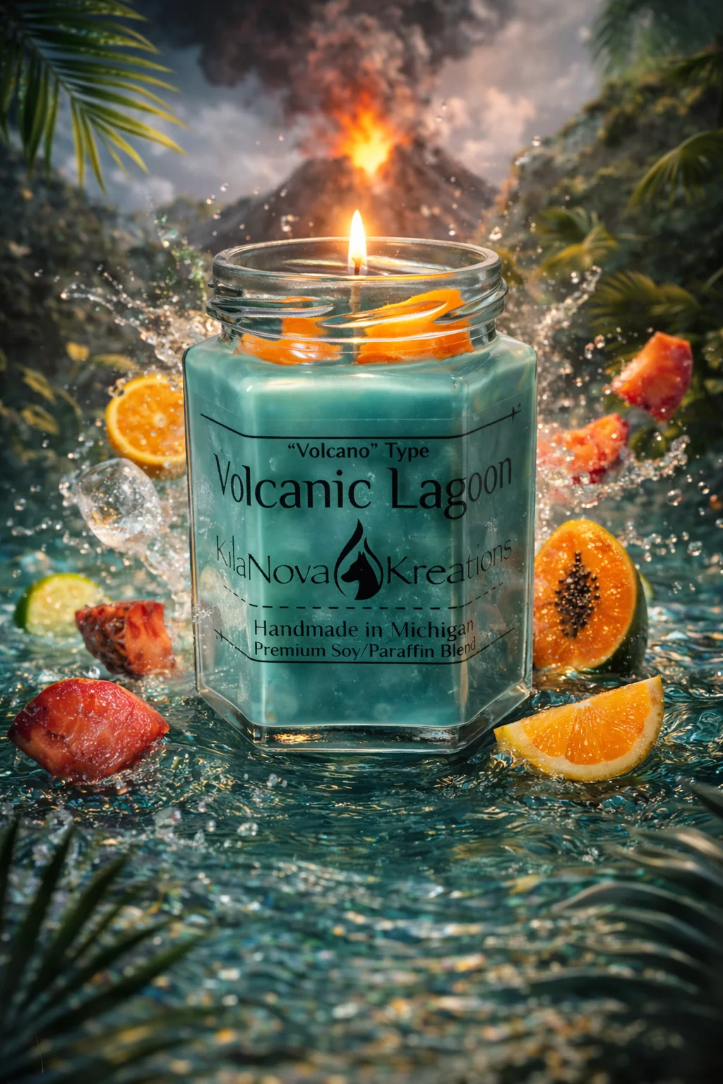 Crafted Volcanic Lagoon - Volcano Type Natural