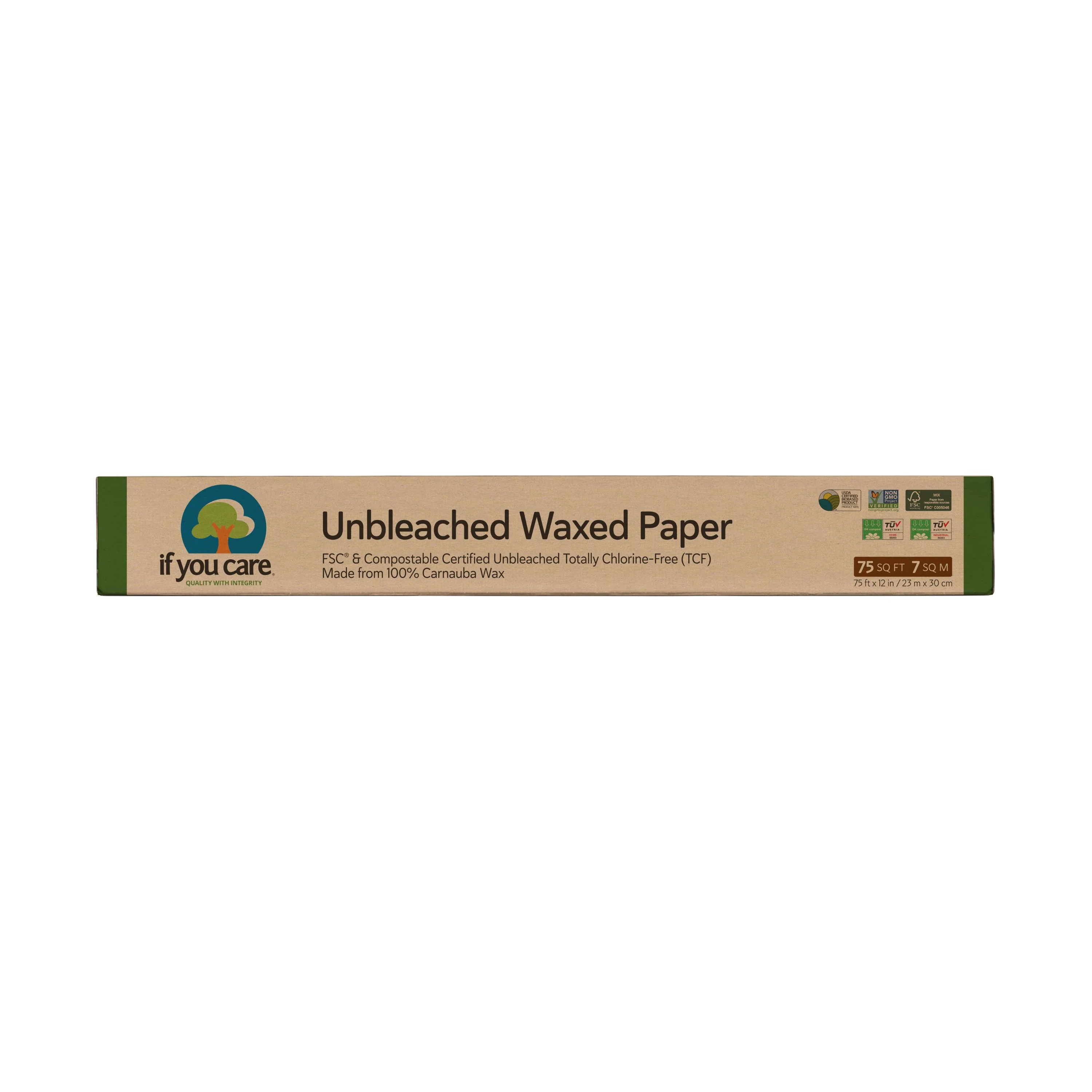 High-End If You Care Unbleached Carnauba Wax Paper Original