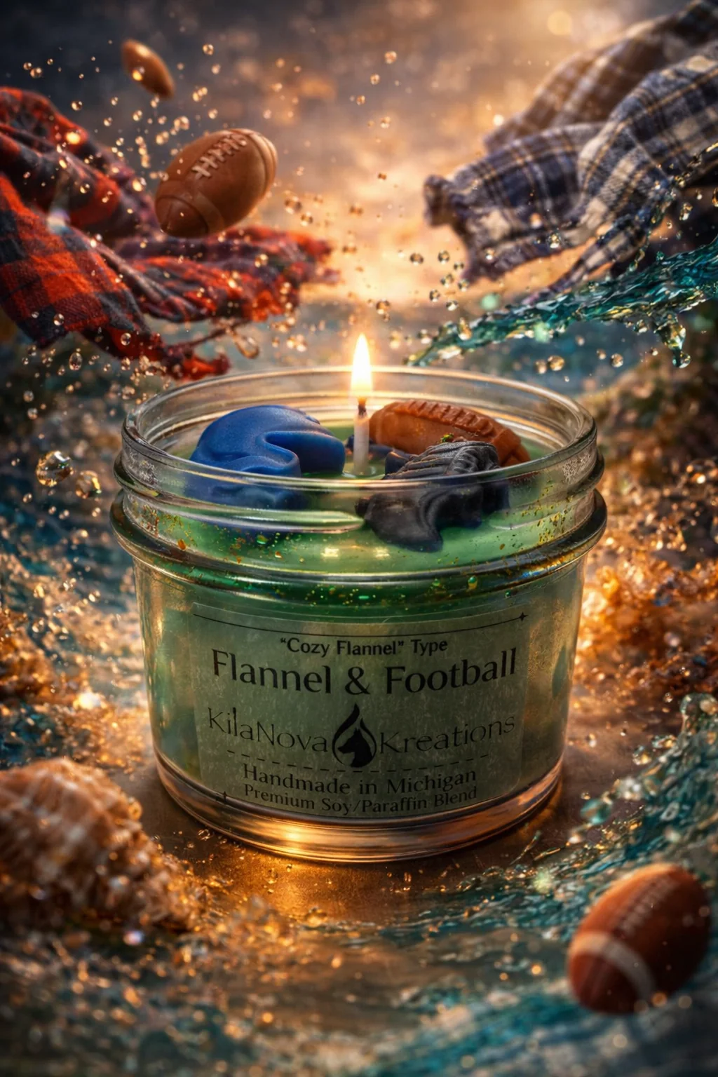 Innovative Flannel Football - Cozy Flannel Type Clean