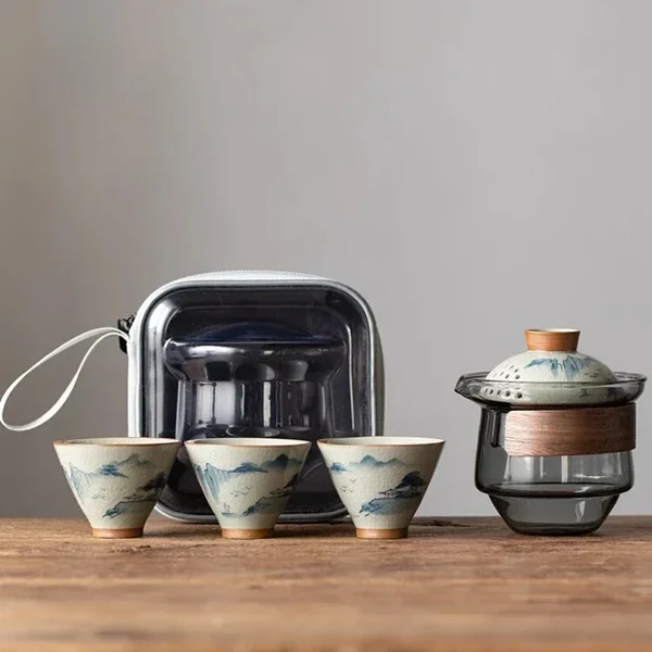 First-Class Portable Chinese Tea Set Sophisticated