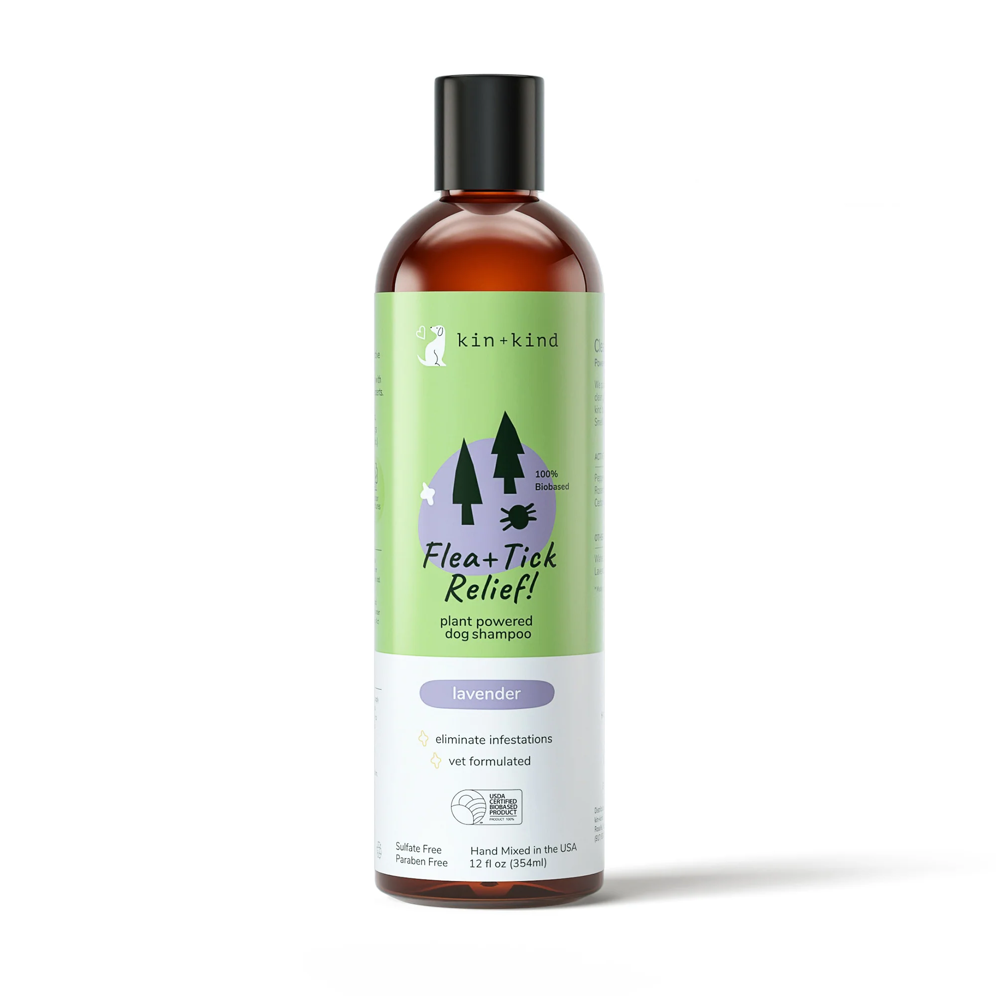 Trusted kin kind Flea Tick Relief Dog Shampoo Reliable