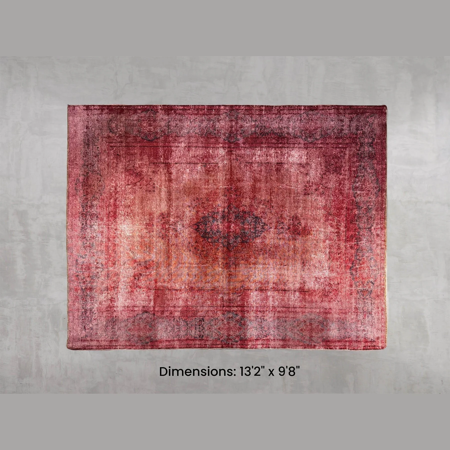 High-Grade Namaste Rug - Red 13'2 x 9'8 Organic