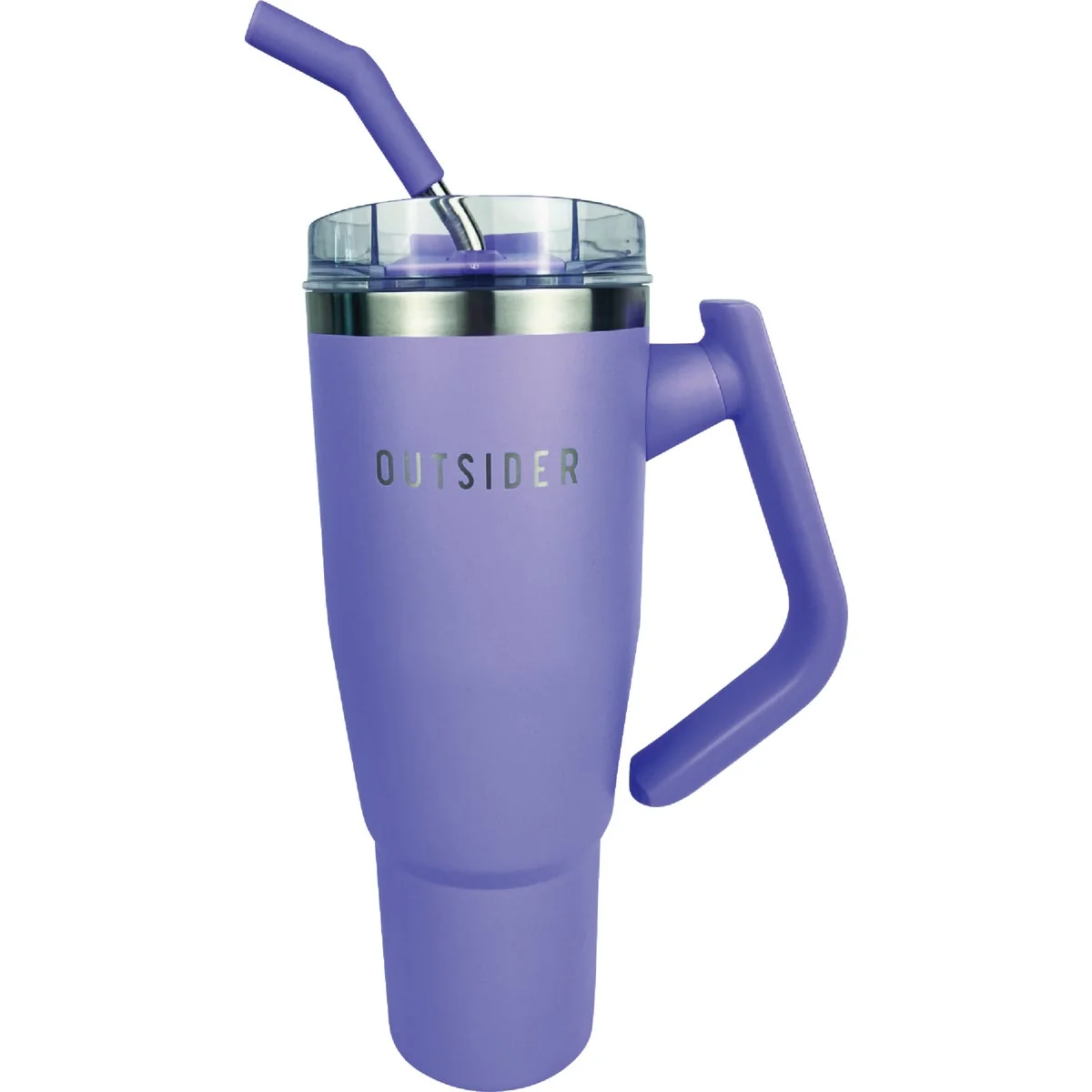 Eco-Friendly Outsider 40 Oz. Insulated Tumbler with Swivel Handle Violet Easy-to-Use